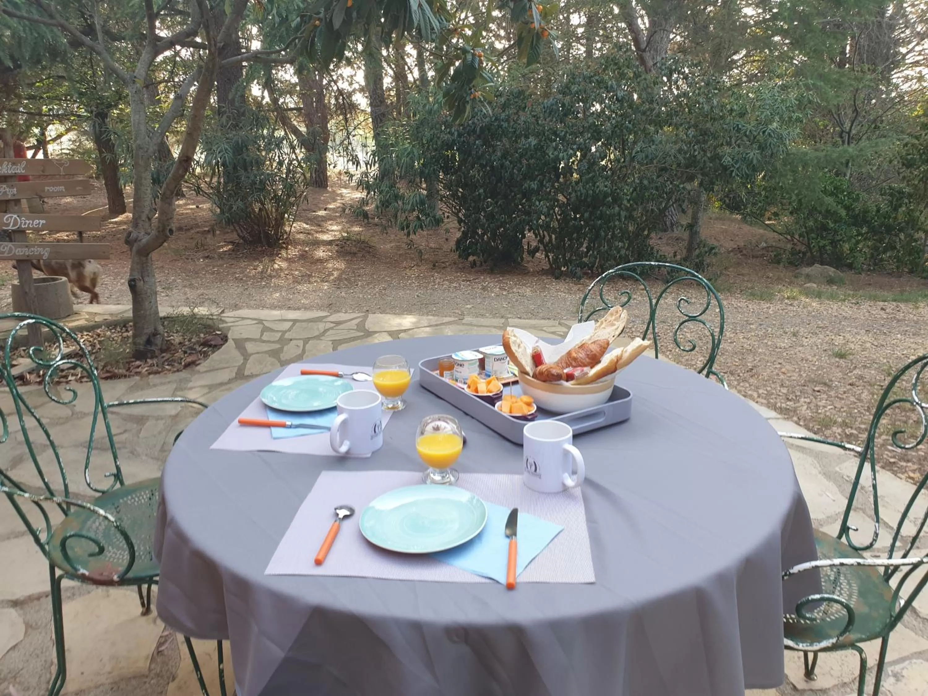 Breakfast in Chambre d'hôtes dans propriété rurale - Provence