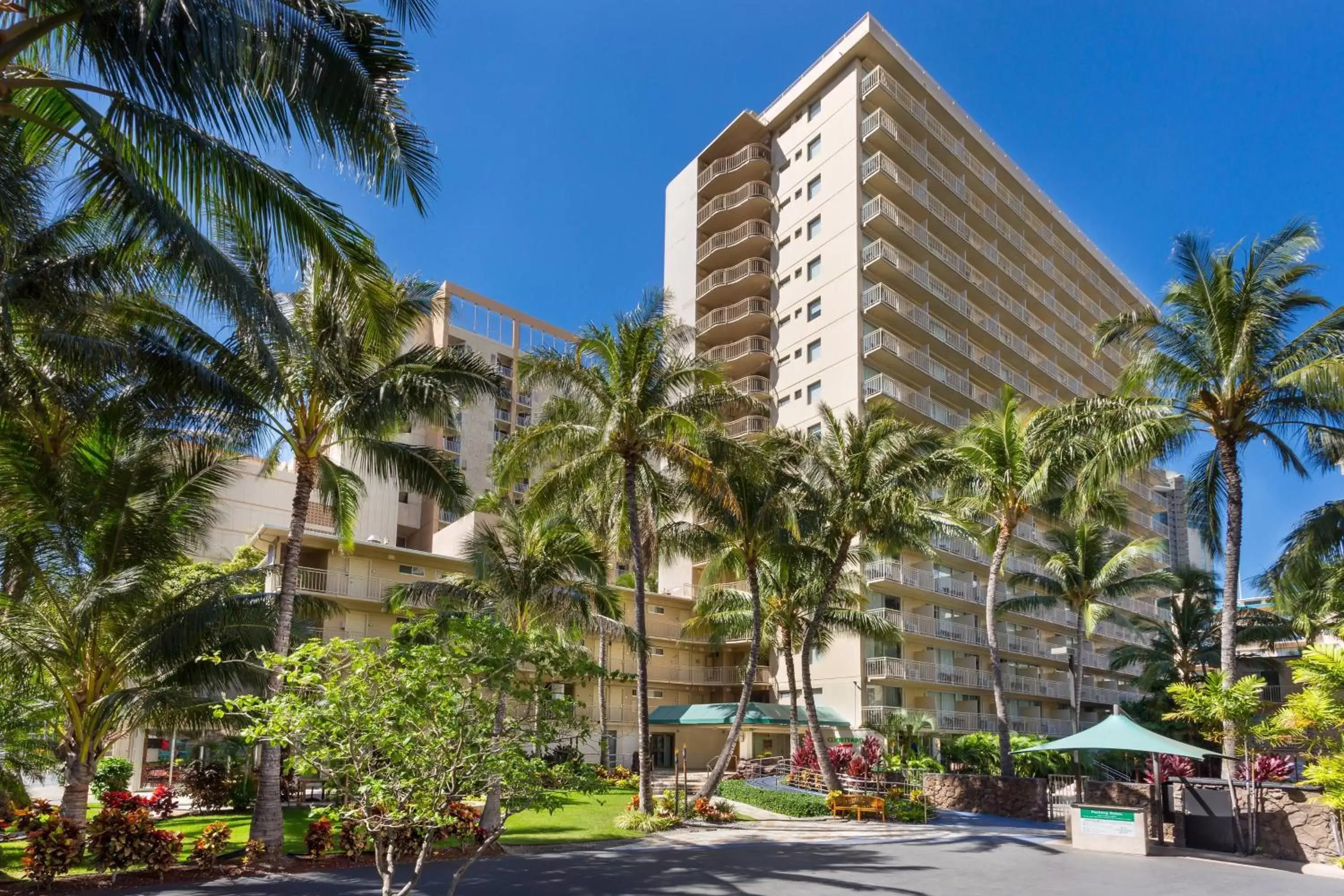 Property Building in Courtyard by Marriott Waikiki Beach