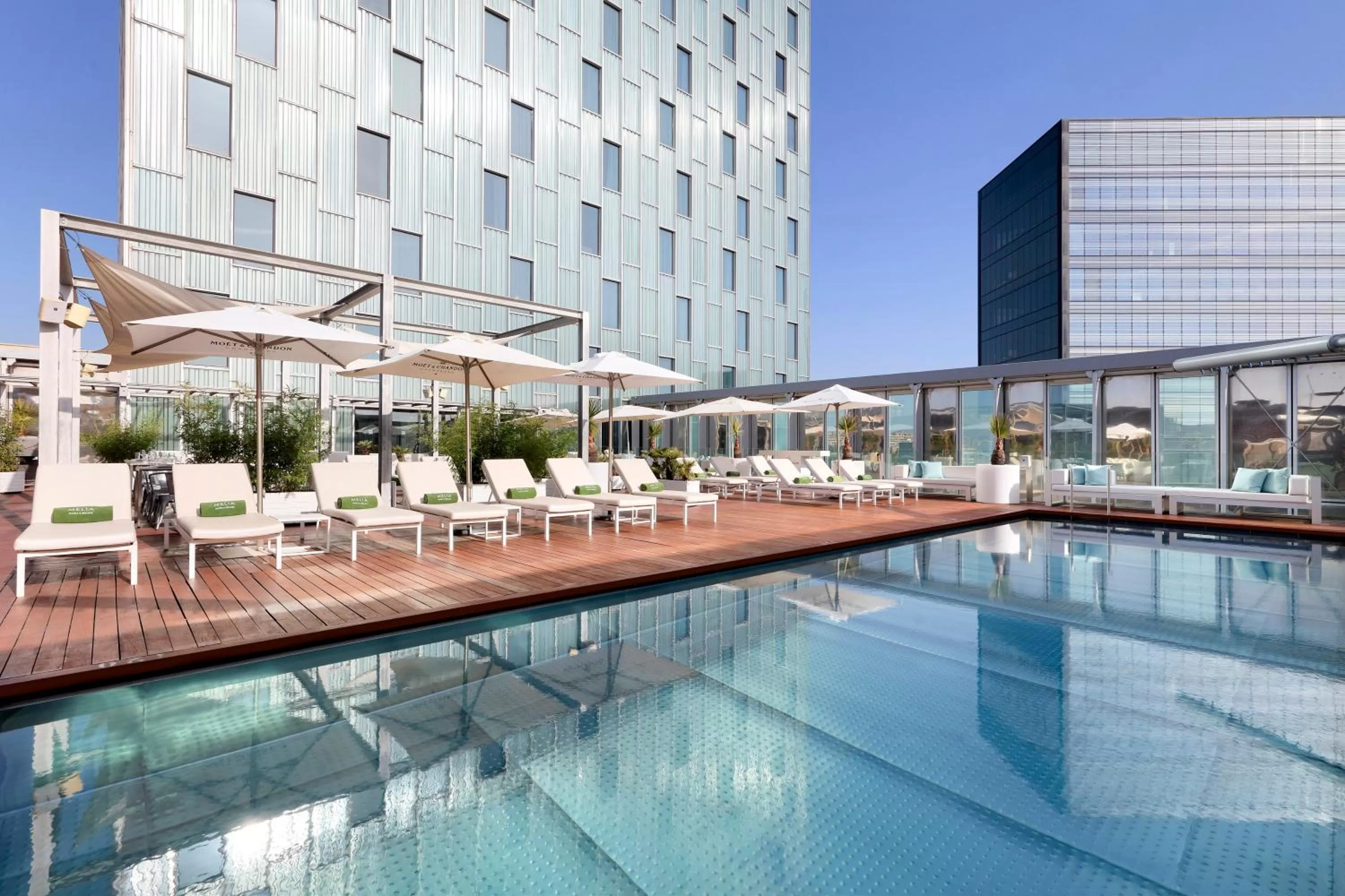 Swimming pool in Melia Barcelona Sky 4* Sup