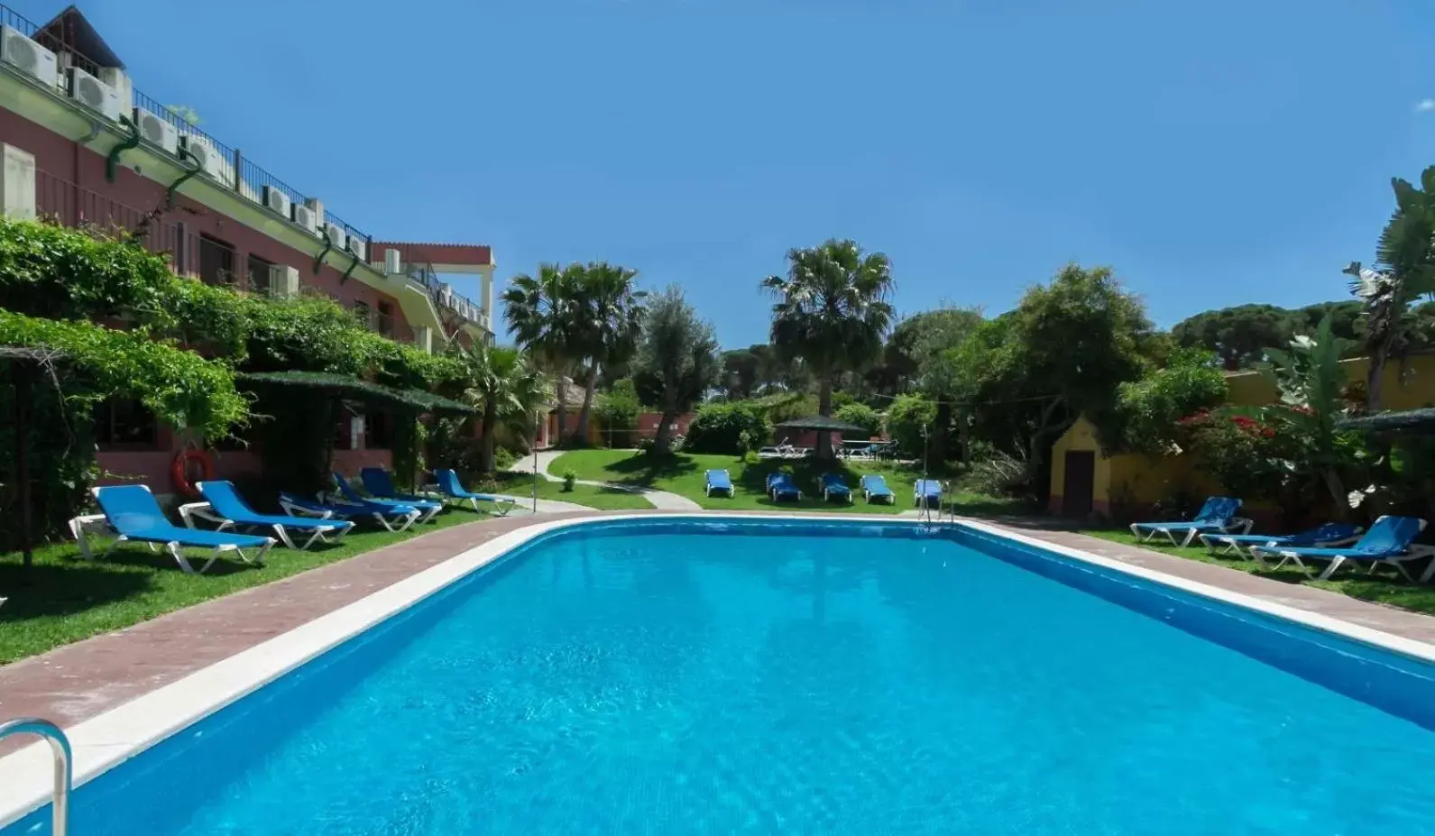 Garden, Swimming Pool in Hotel Pinomar