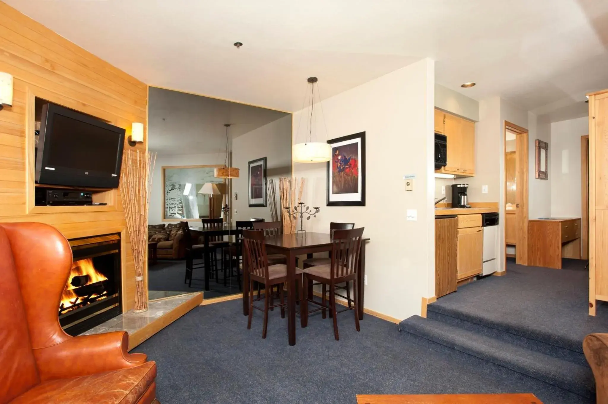 Living room, Dining Area in River Run Village by Keystone Resort