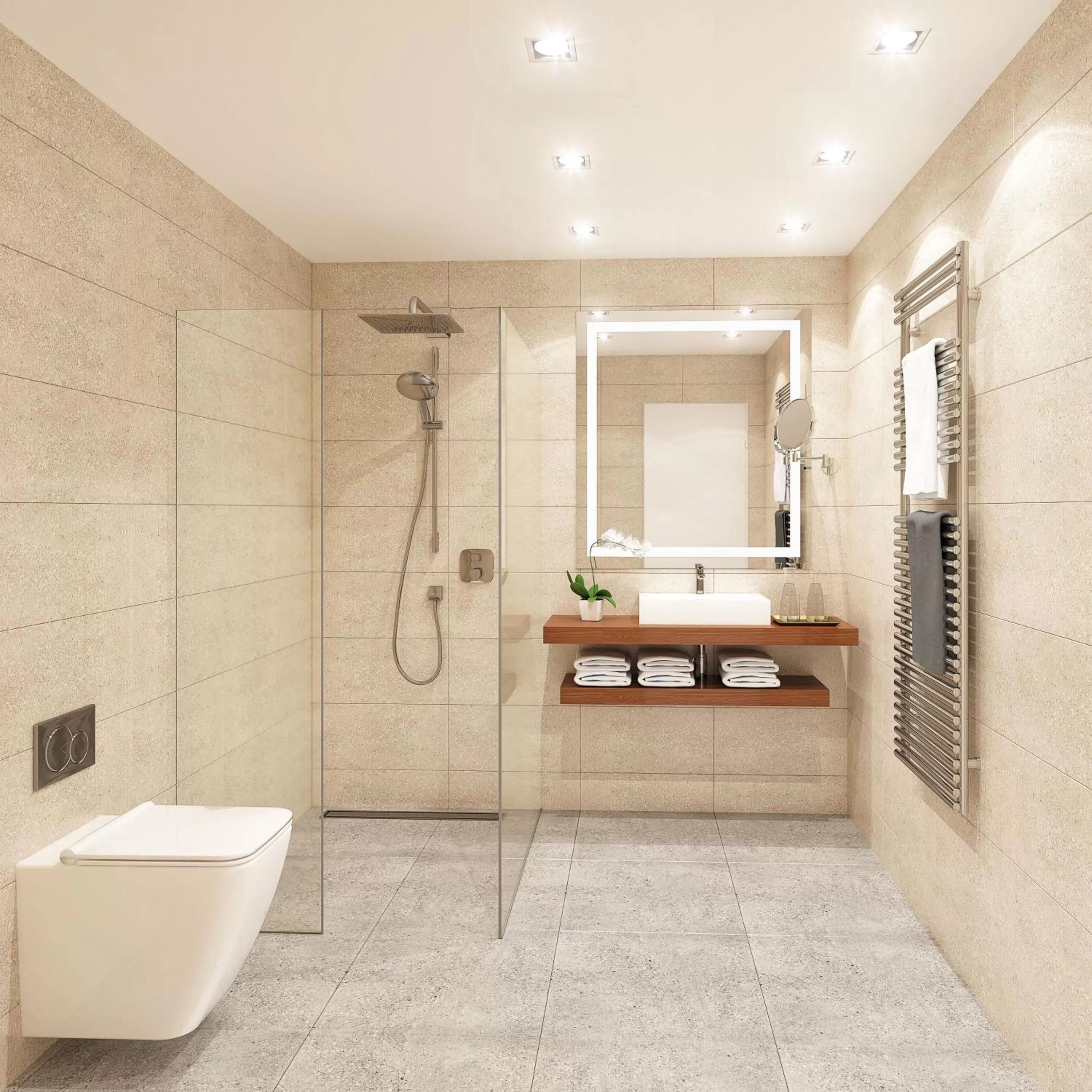 Shower in Ensana Hvězda - Imperiál - Neapol