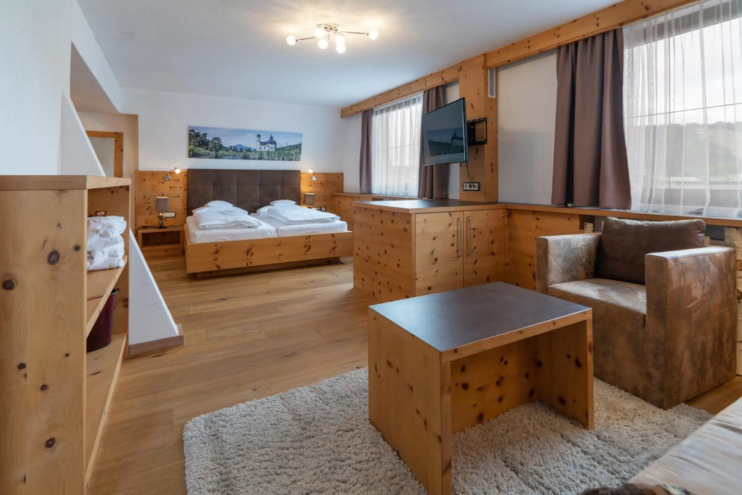 Photo of the whole room, Bed in Hotel Seefelderhof