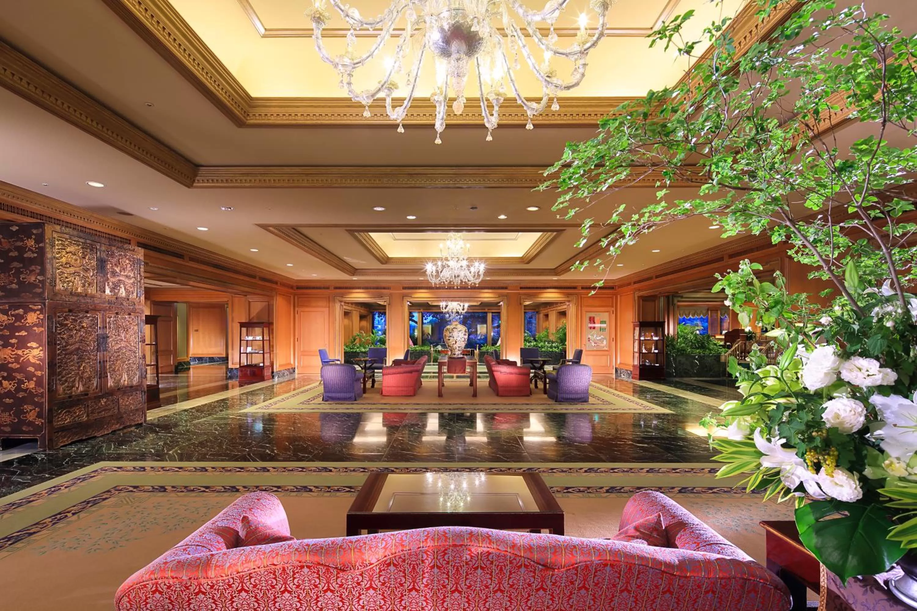 Lobby or reception in Hotel Chinzanso Tokyo