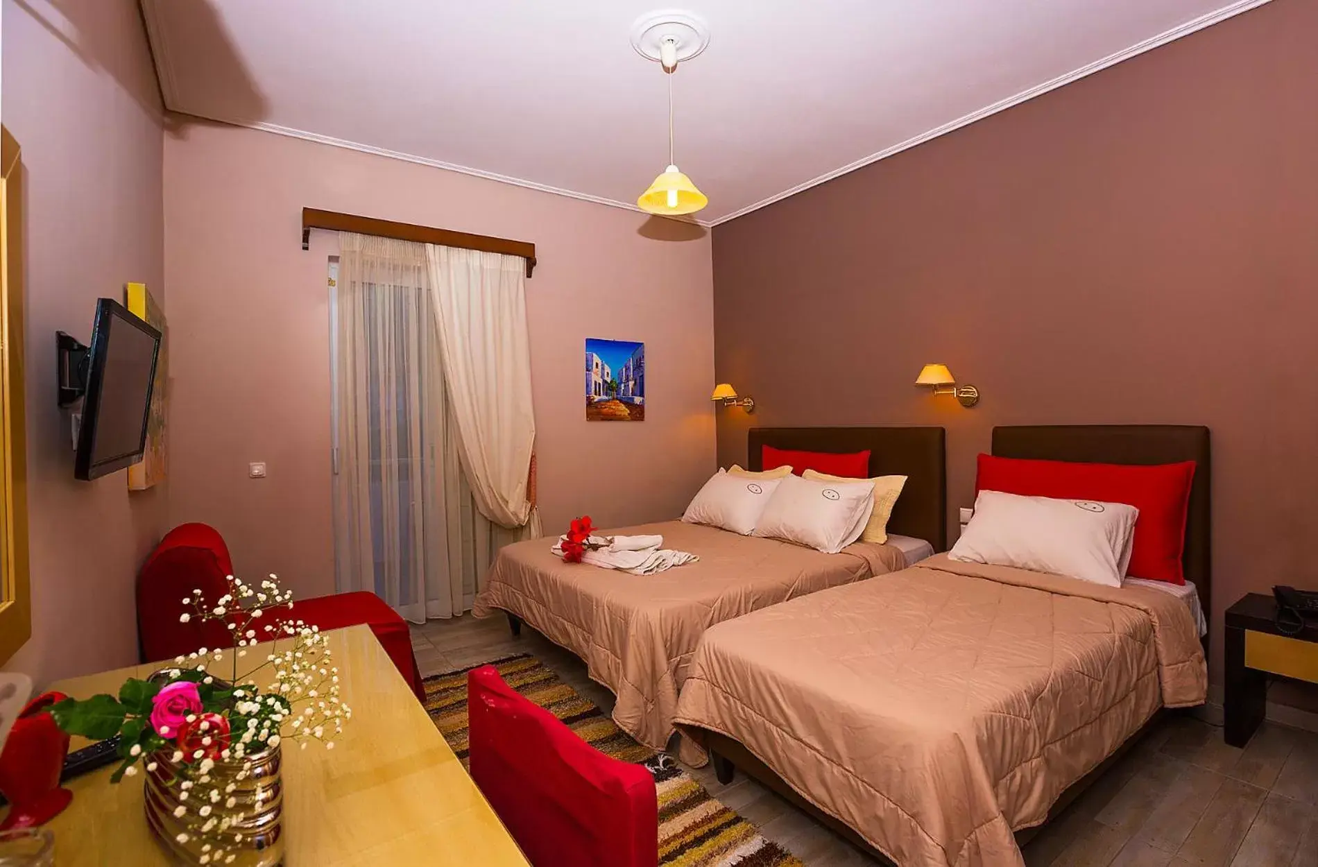 Photo of the whole room, Bed in Kyparissia Beach Hotel