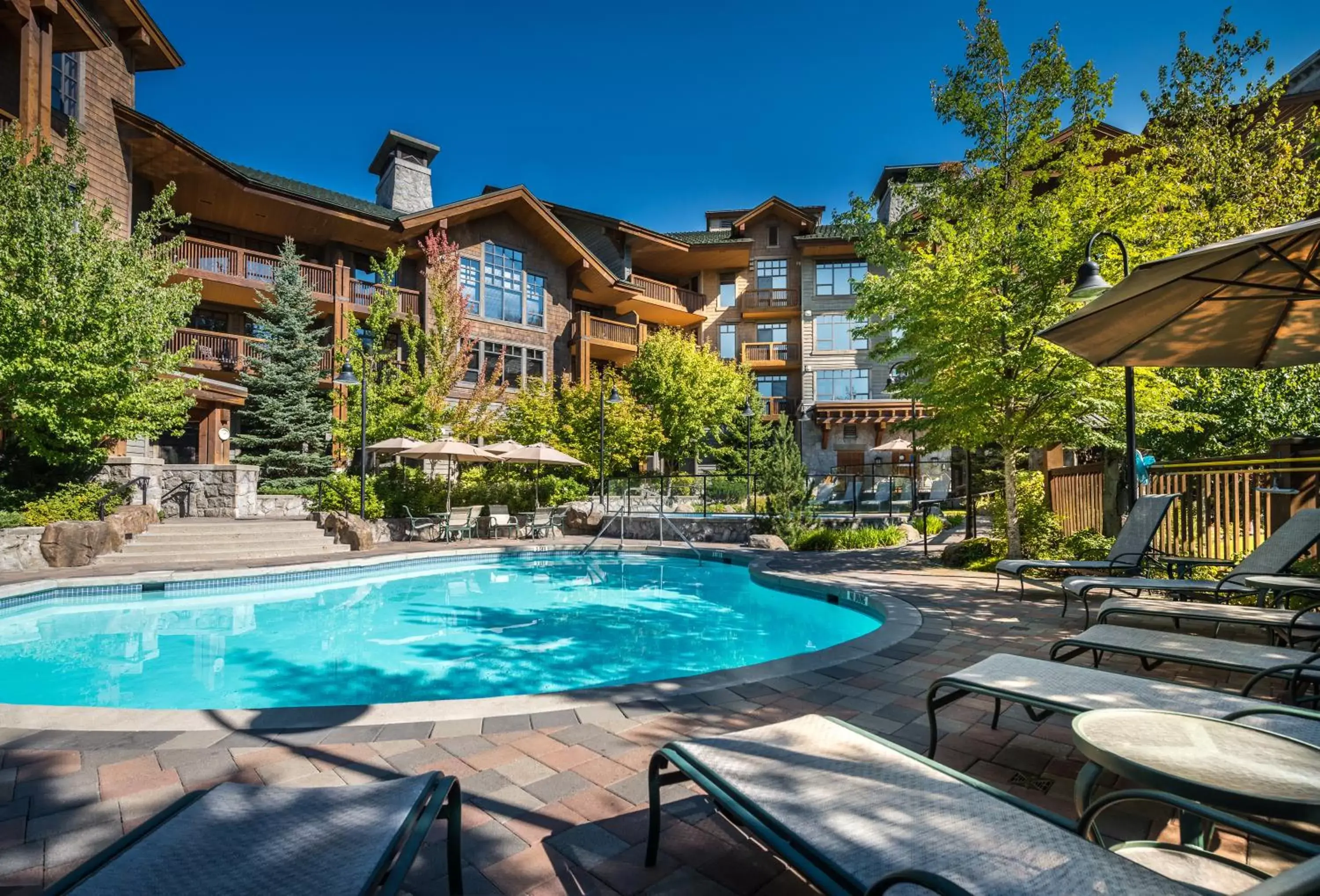 Swimming Pool in First Tracks Lodge