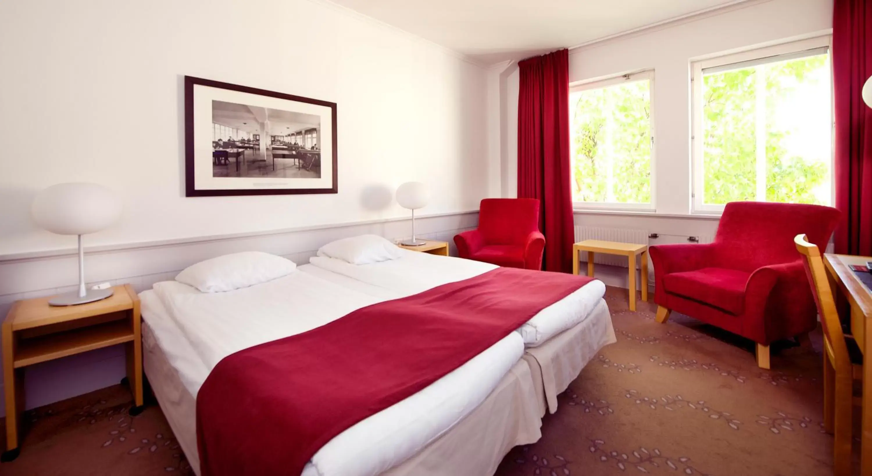 Bed in Clarion Collection Hotel Bolinder Munktell Bed in Clarion Collection Hotel Bolinder Munktell