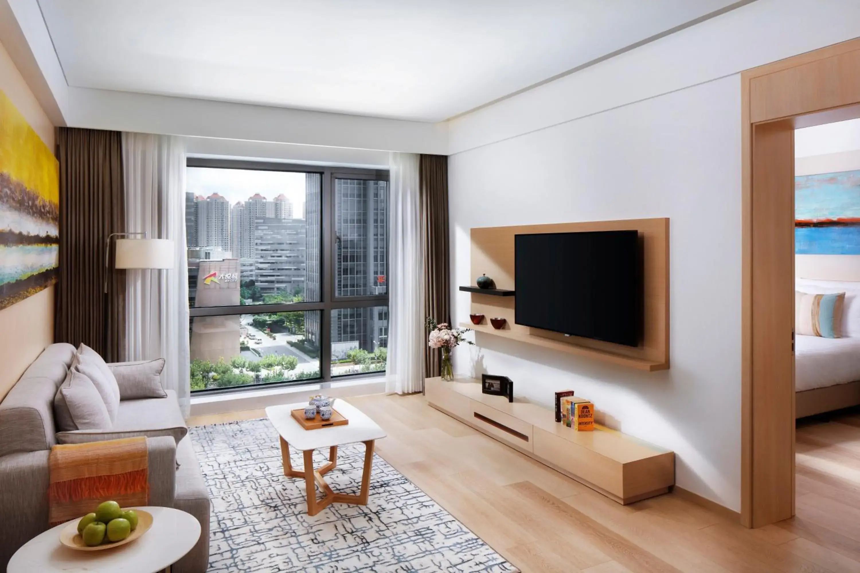 Living room, TV/Entertainment Center in Sincere Residence Changfeng - Changfeng Ecological Business District