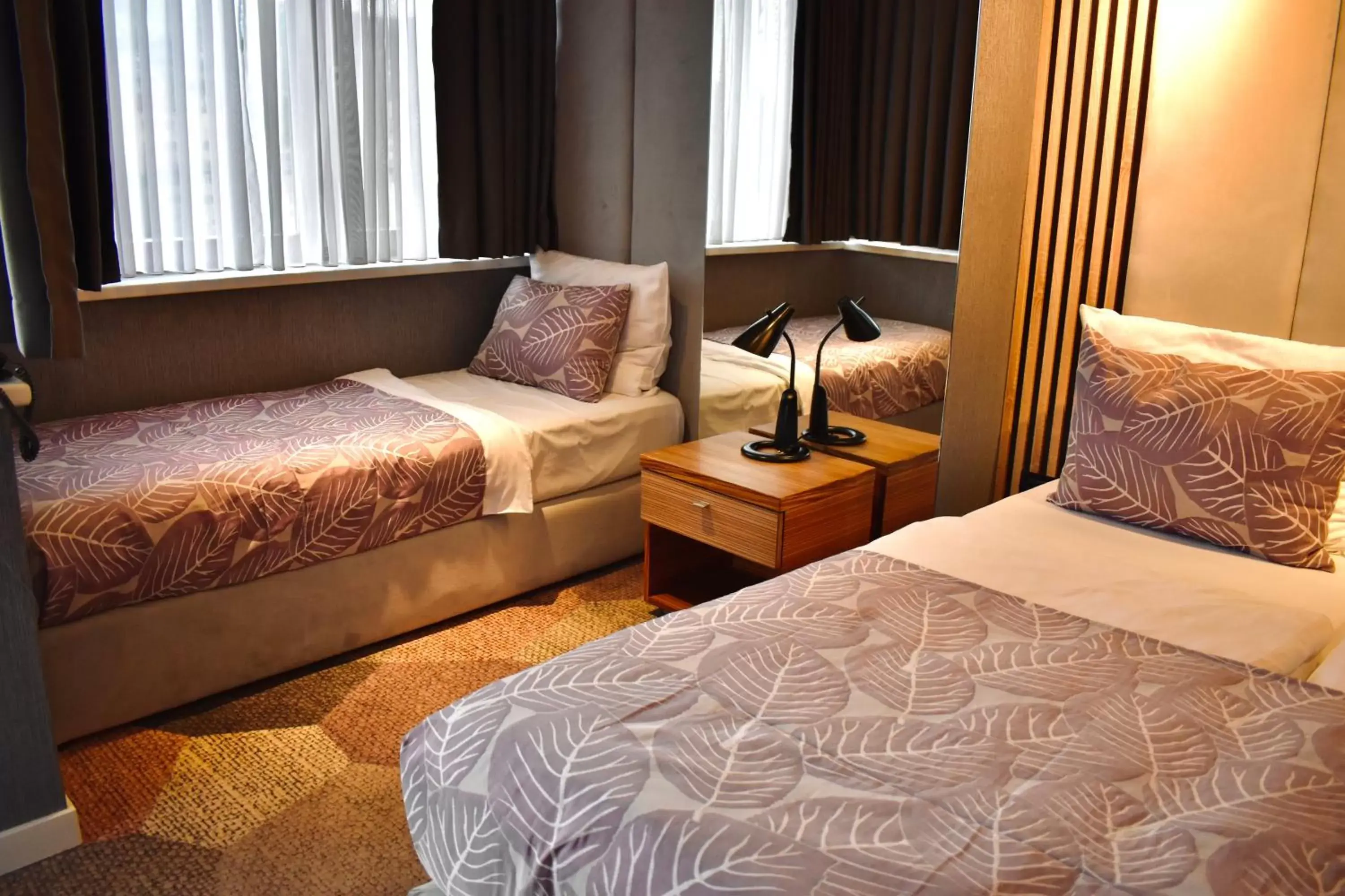 Bed in Hotel City View Deluxe
