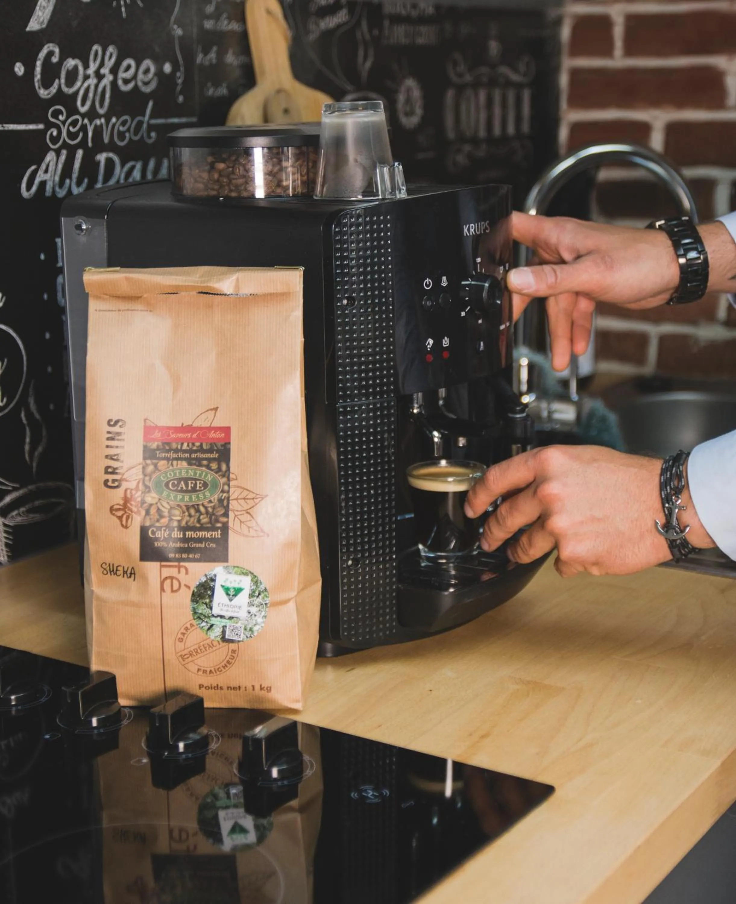 Kitchen or kitchenette in La Fabrique - Les Loges Normandes