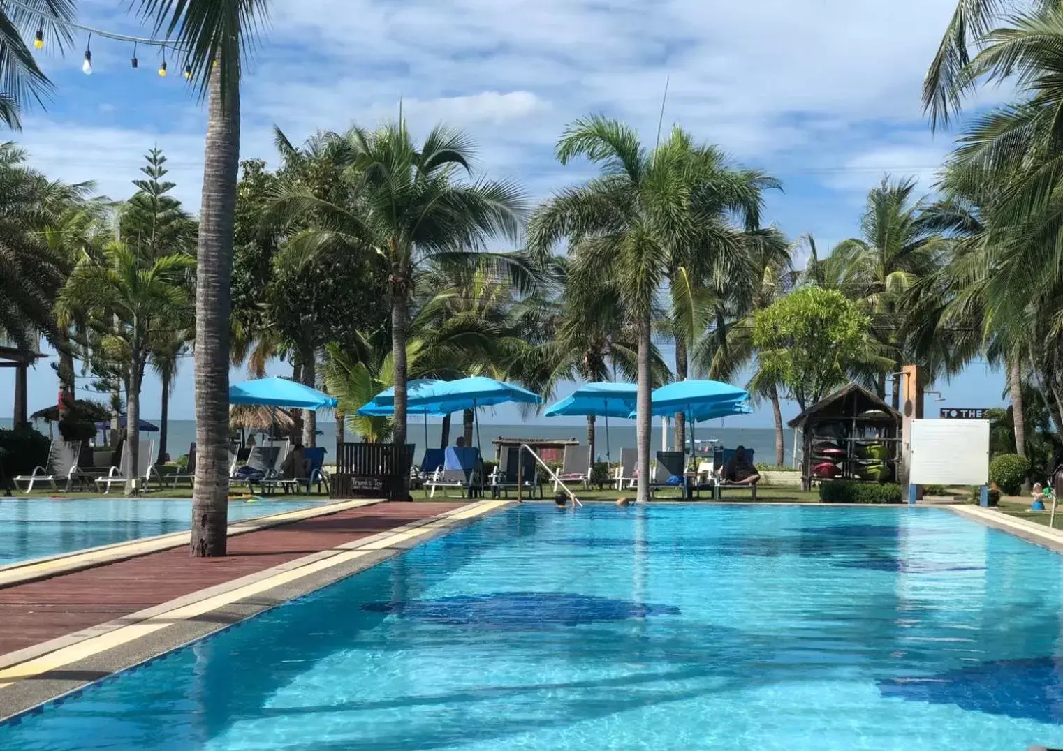 Swimming Pool in Dolphin Bay Beach Resort