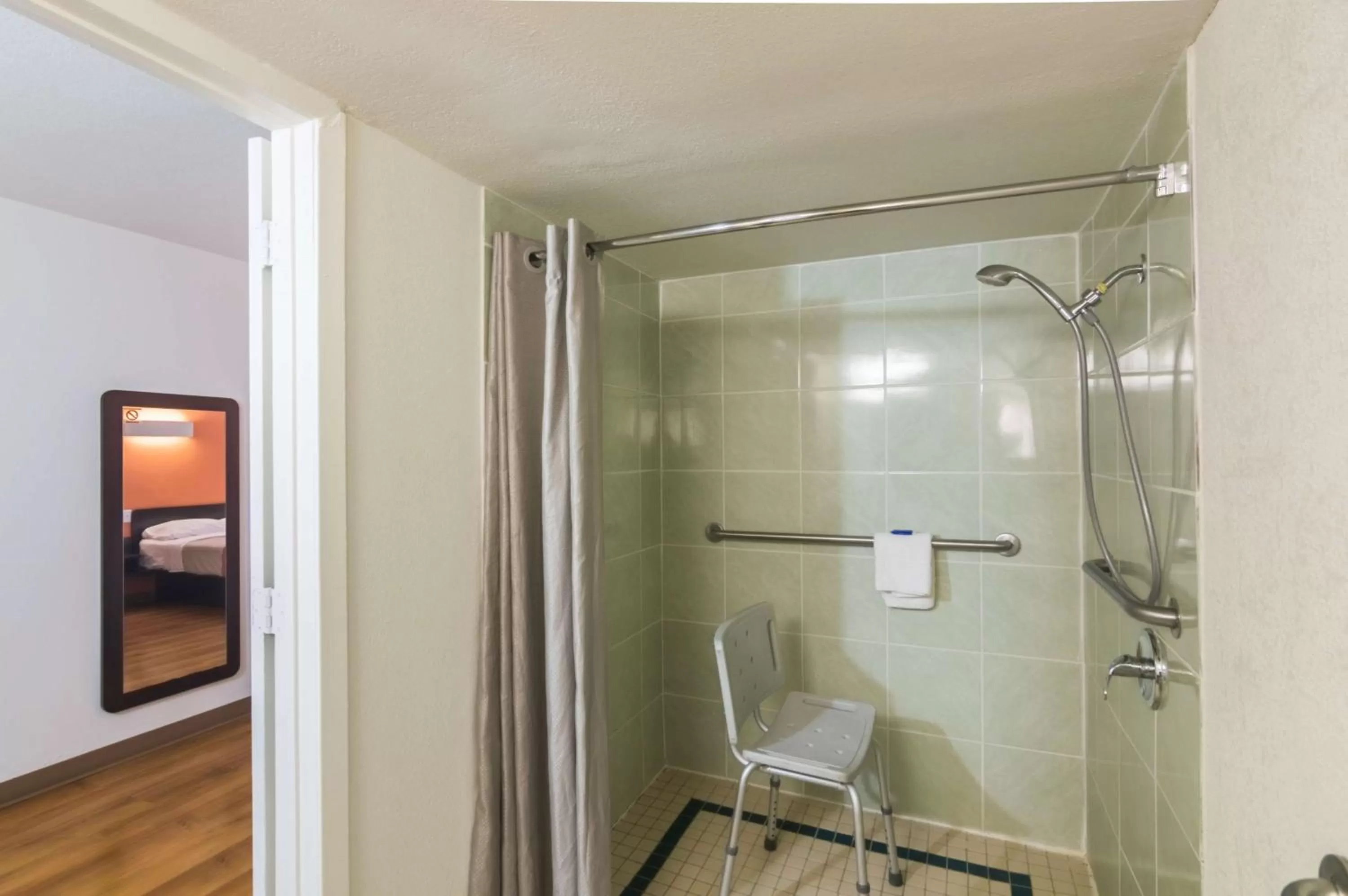 Shower in Motel 6-Wichita Falls, TX - North