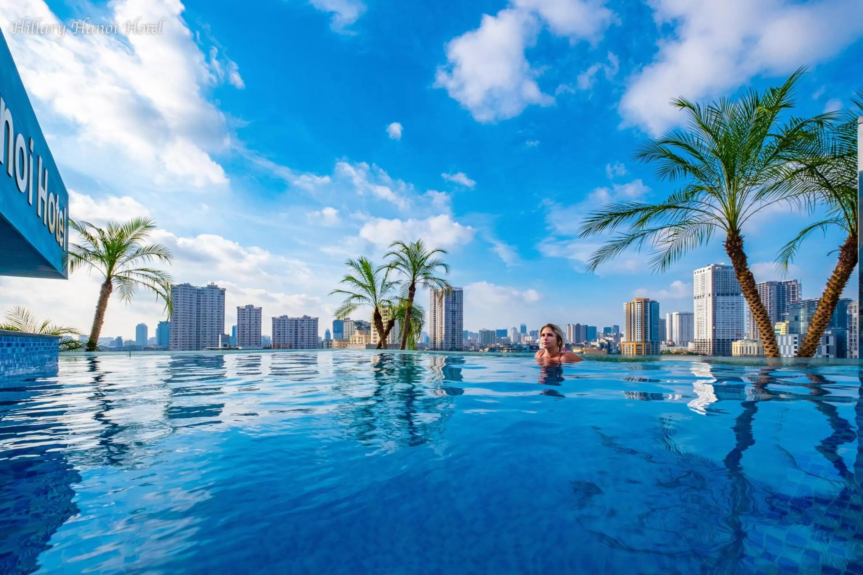 Swimming pool in Hillary Hanoi Hotel