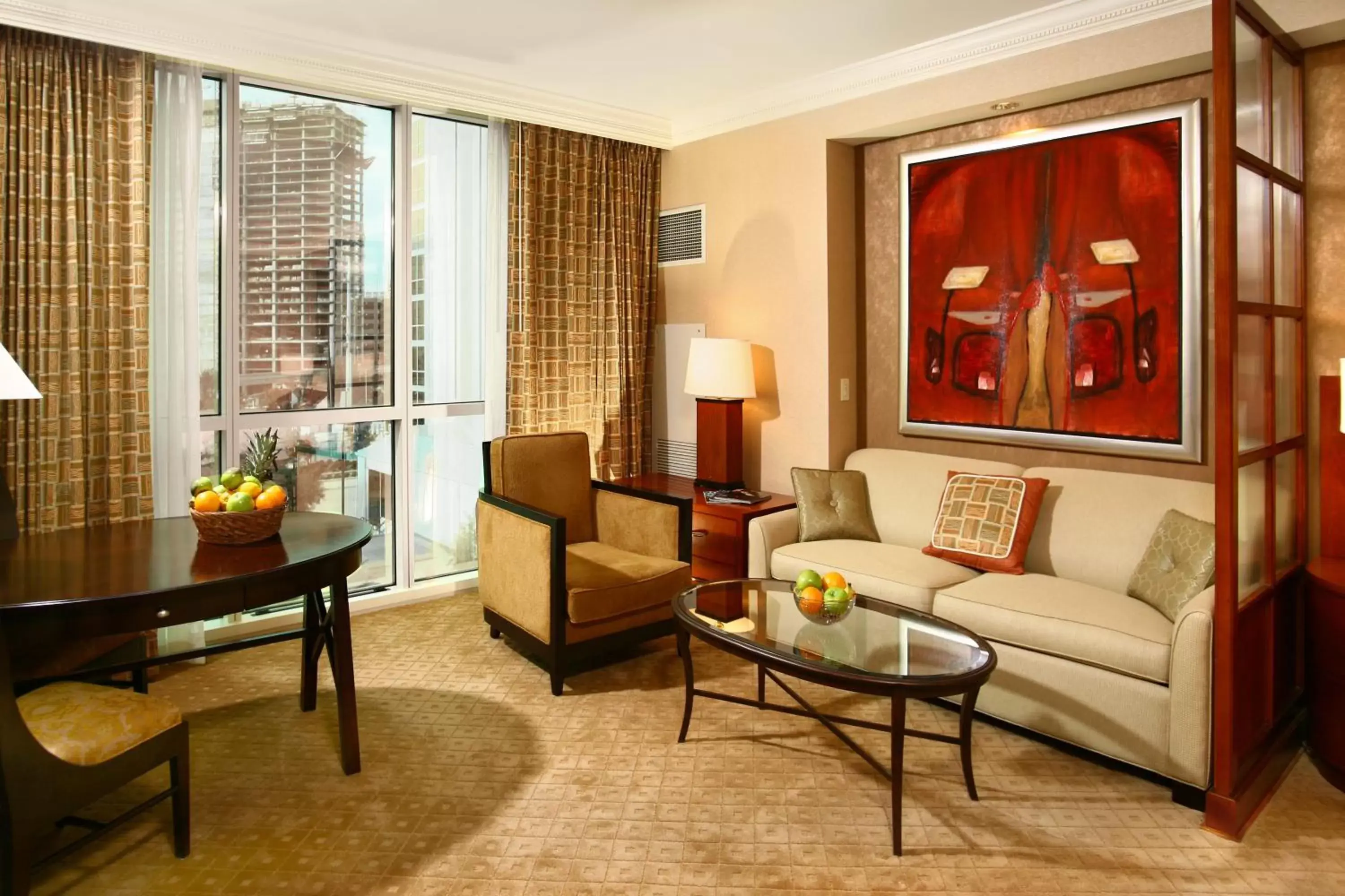 Living room, Seating Area in Luxury Suites International at The Signature