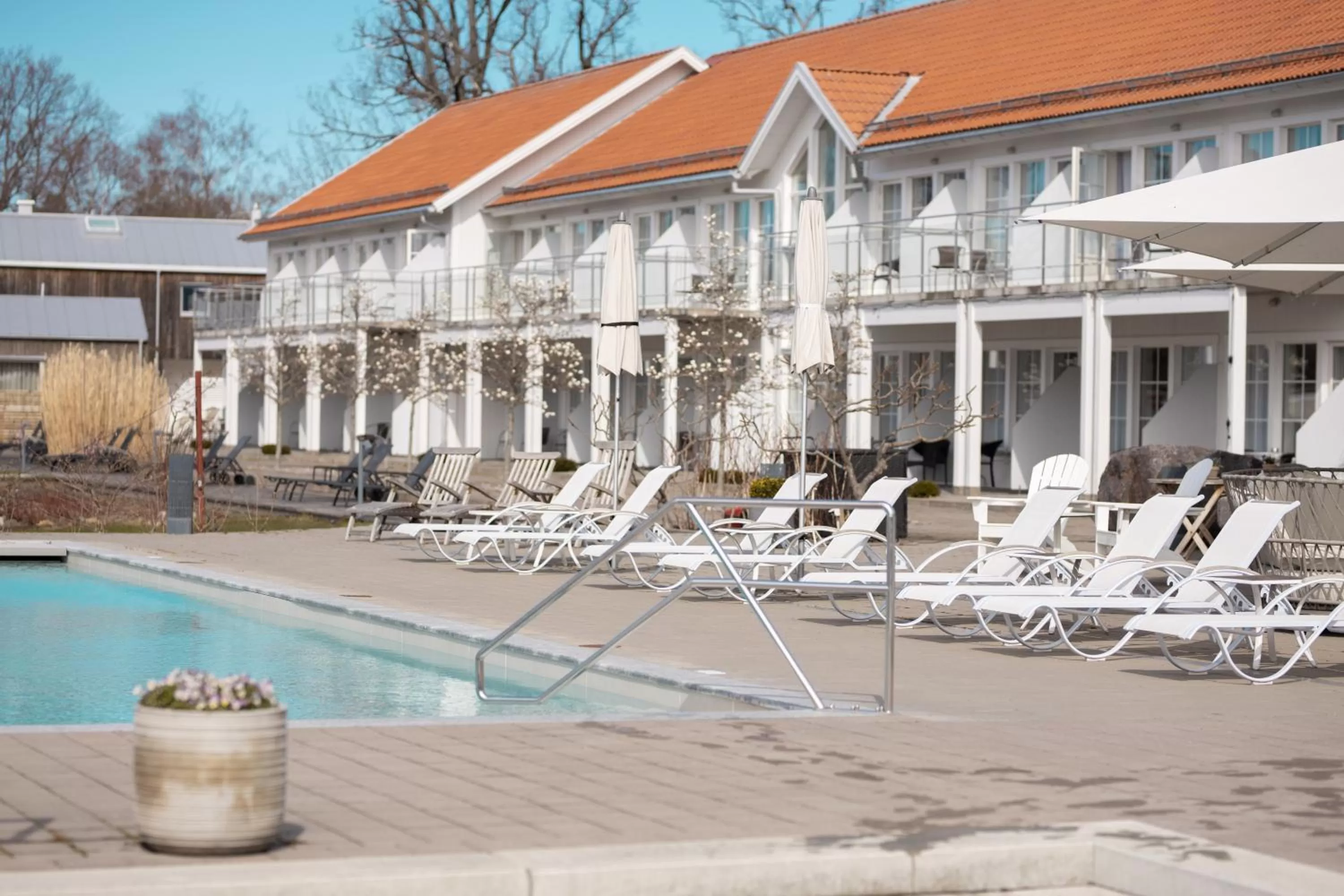 Swimming pool in Gränsö Slott Hotel & Spa