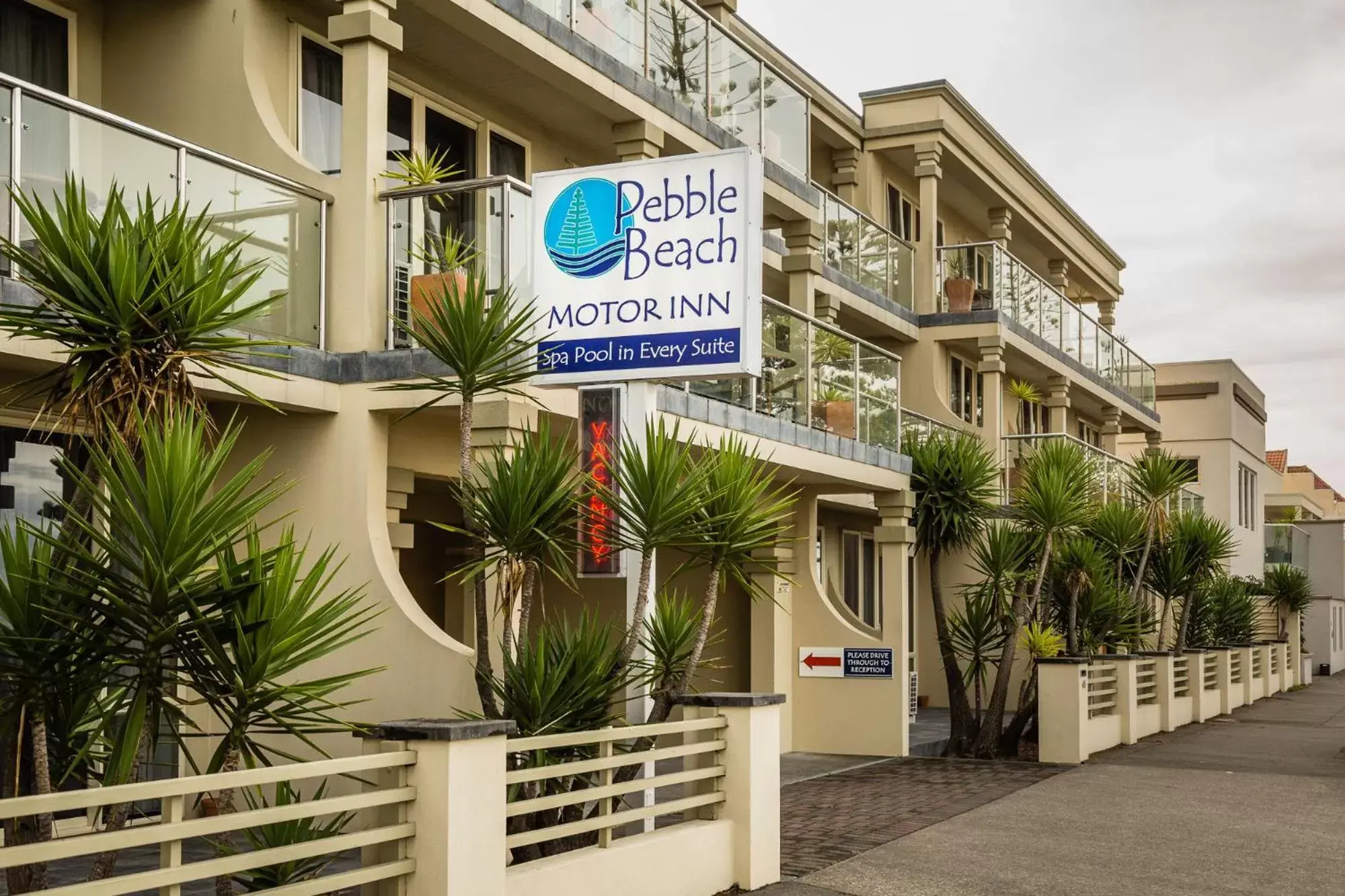 Property logo or sign, Property Building in Pebble Beach Motor Inn