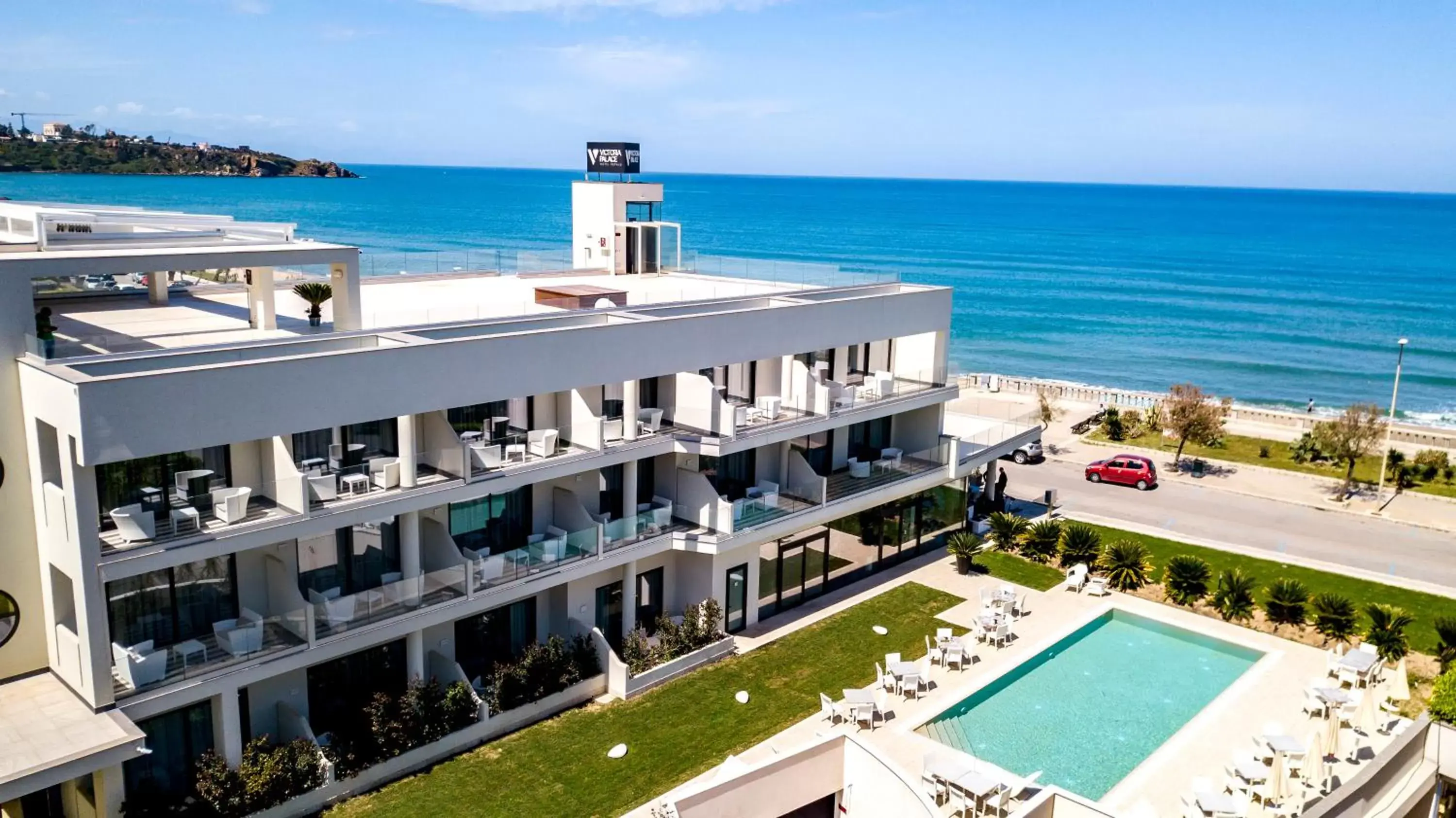 Pool view in Victoria Palace Cefalù Pool view in Victoria Palace Cefalù
