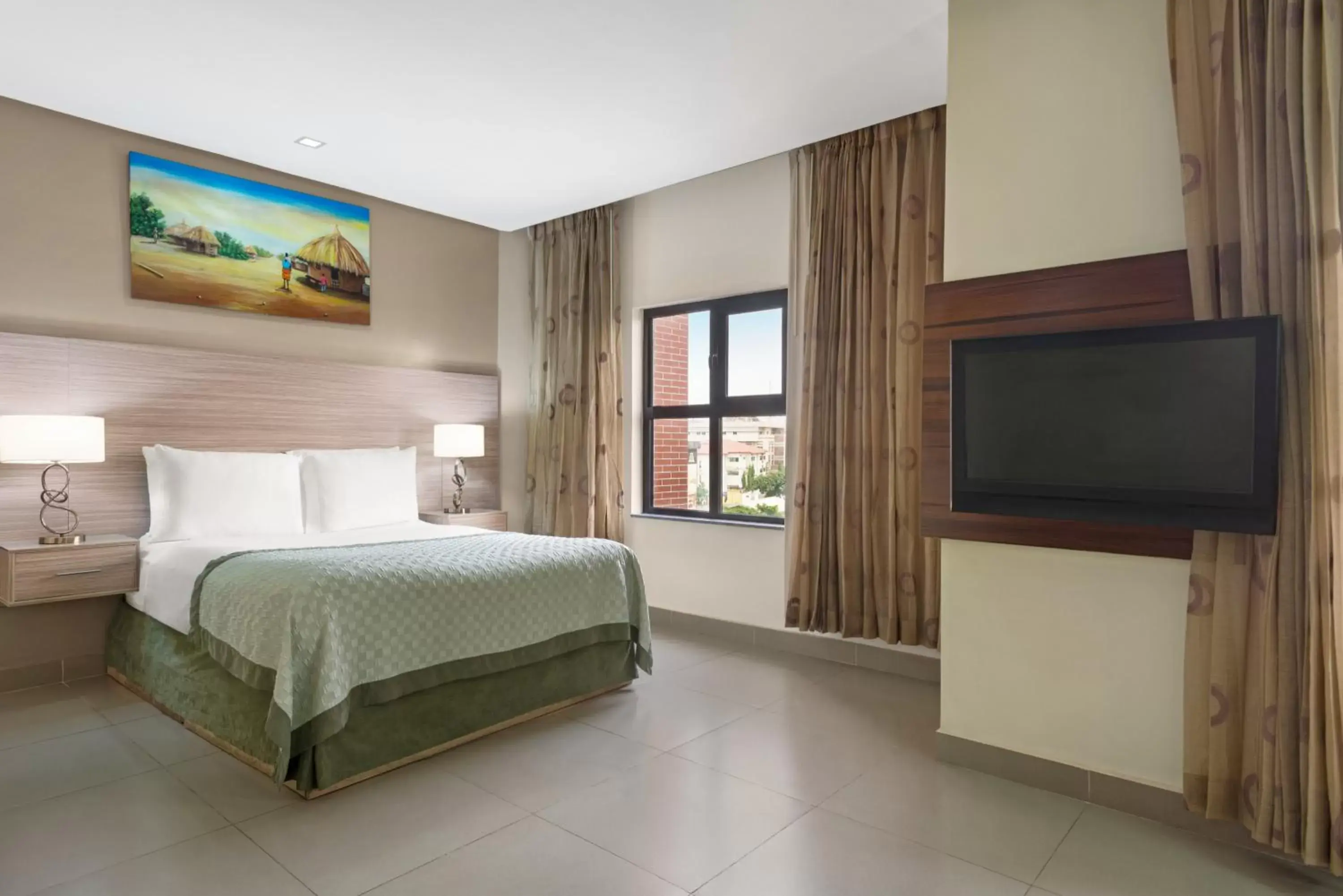 Bedroom, Bed in Hawthorn Suites by Wyndham Abuja
