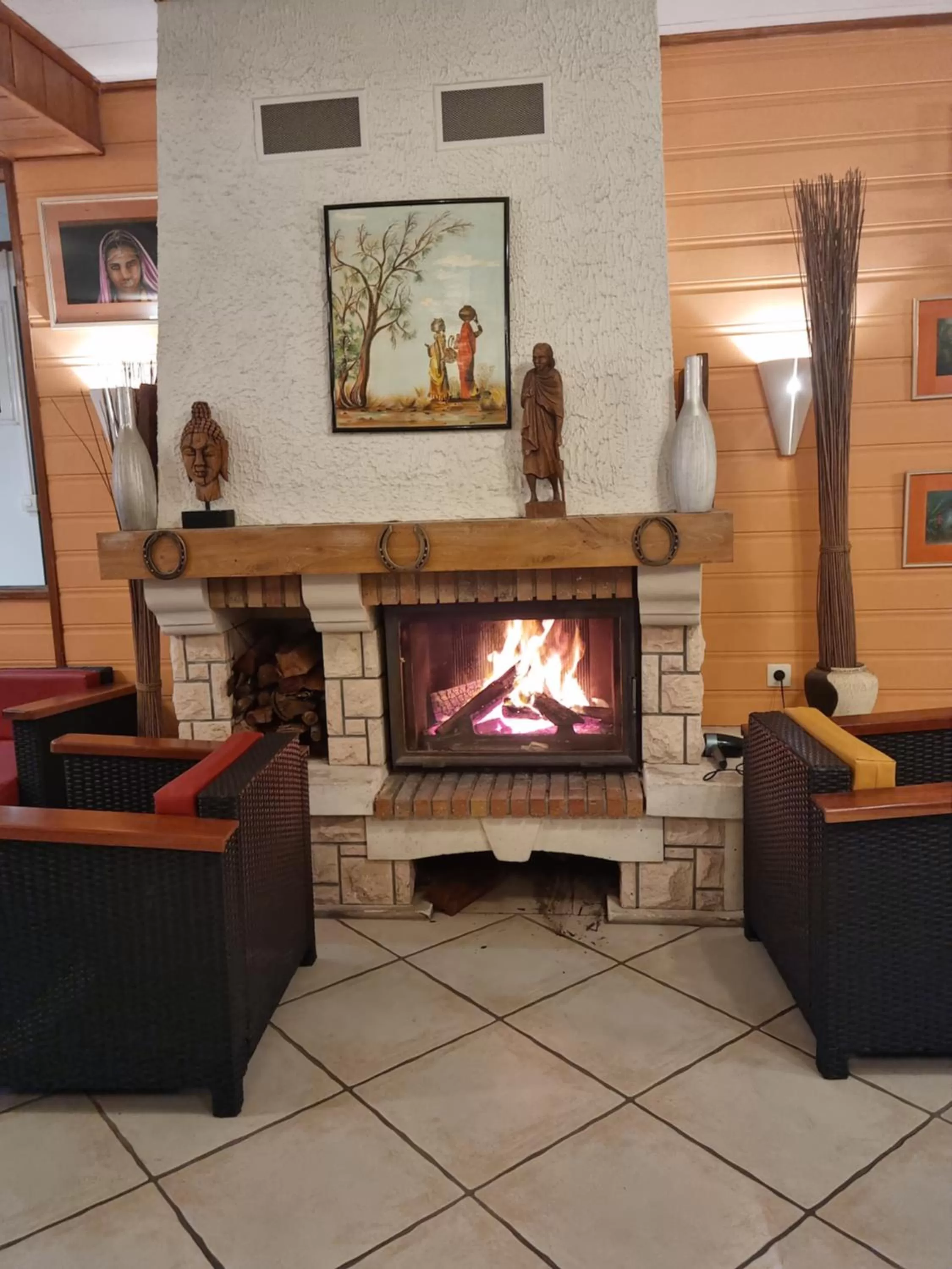 Living room in Hotel Des Neiges