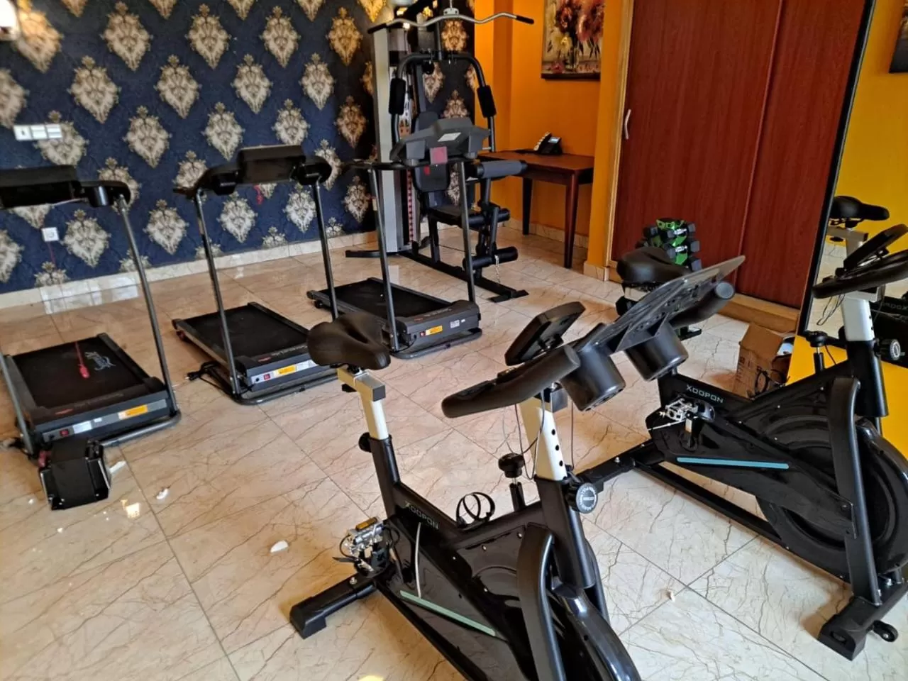 Fitness centre/facilities in Marriot Metropolitan Hotel