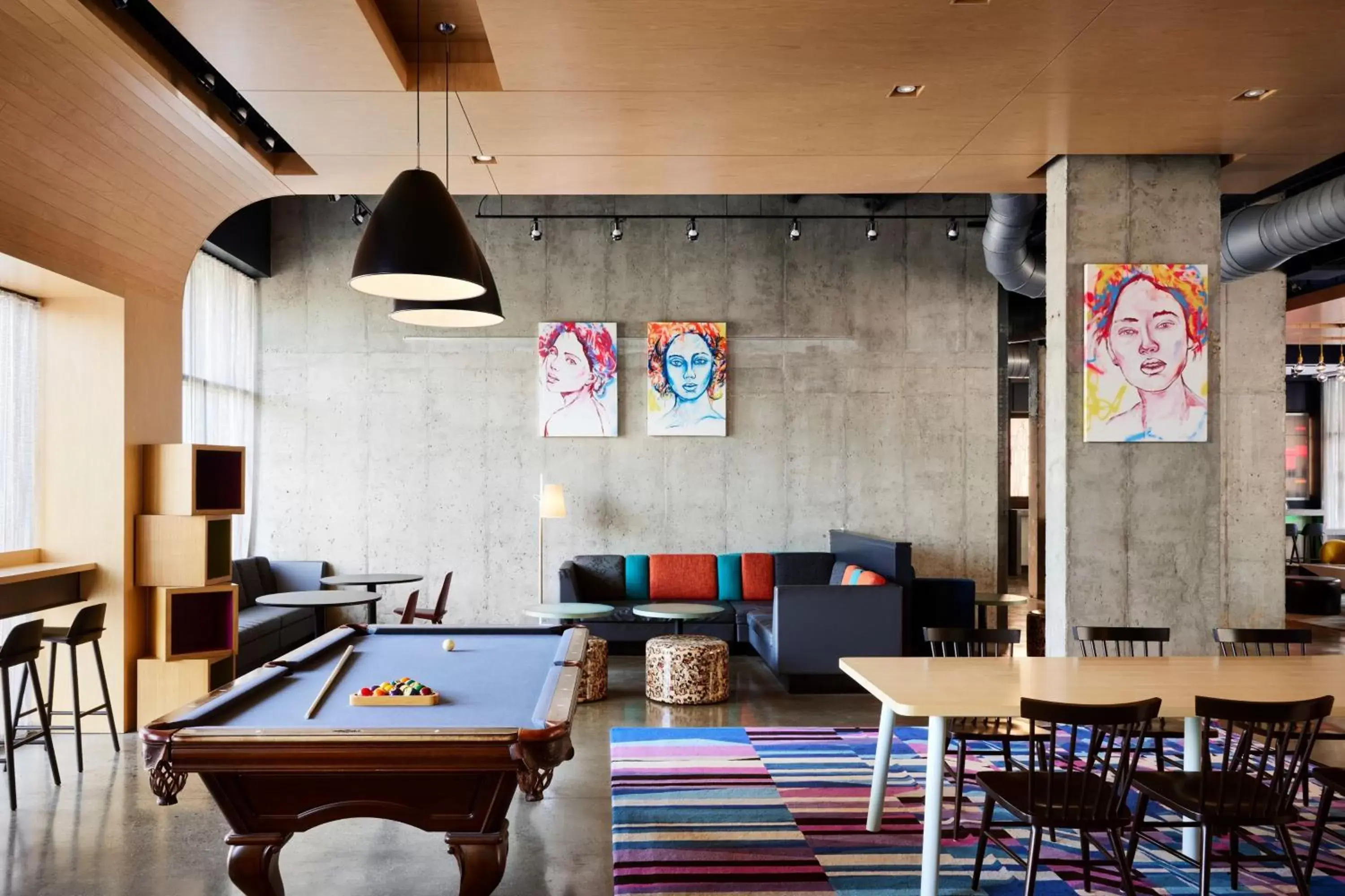 Lobby or reception, Restaurant/Places to Eat in Aloft Atlanta Downtown