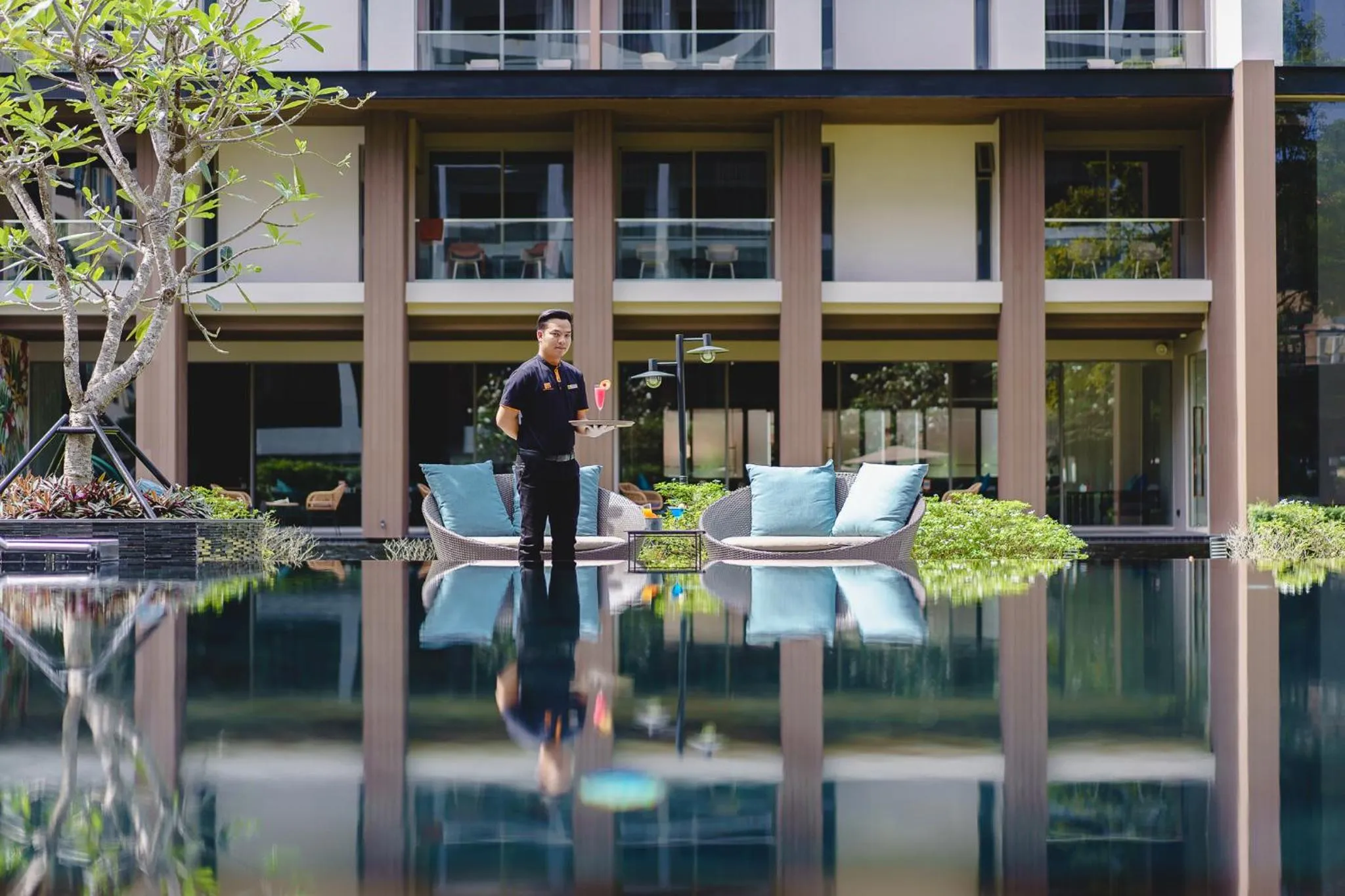 Swimming pool in Fifth Pattaya Jomtien By Shiwalai Int