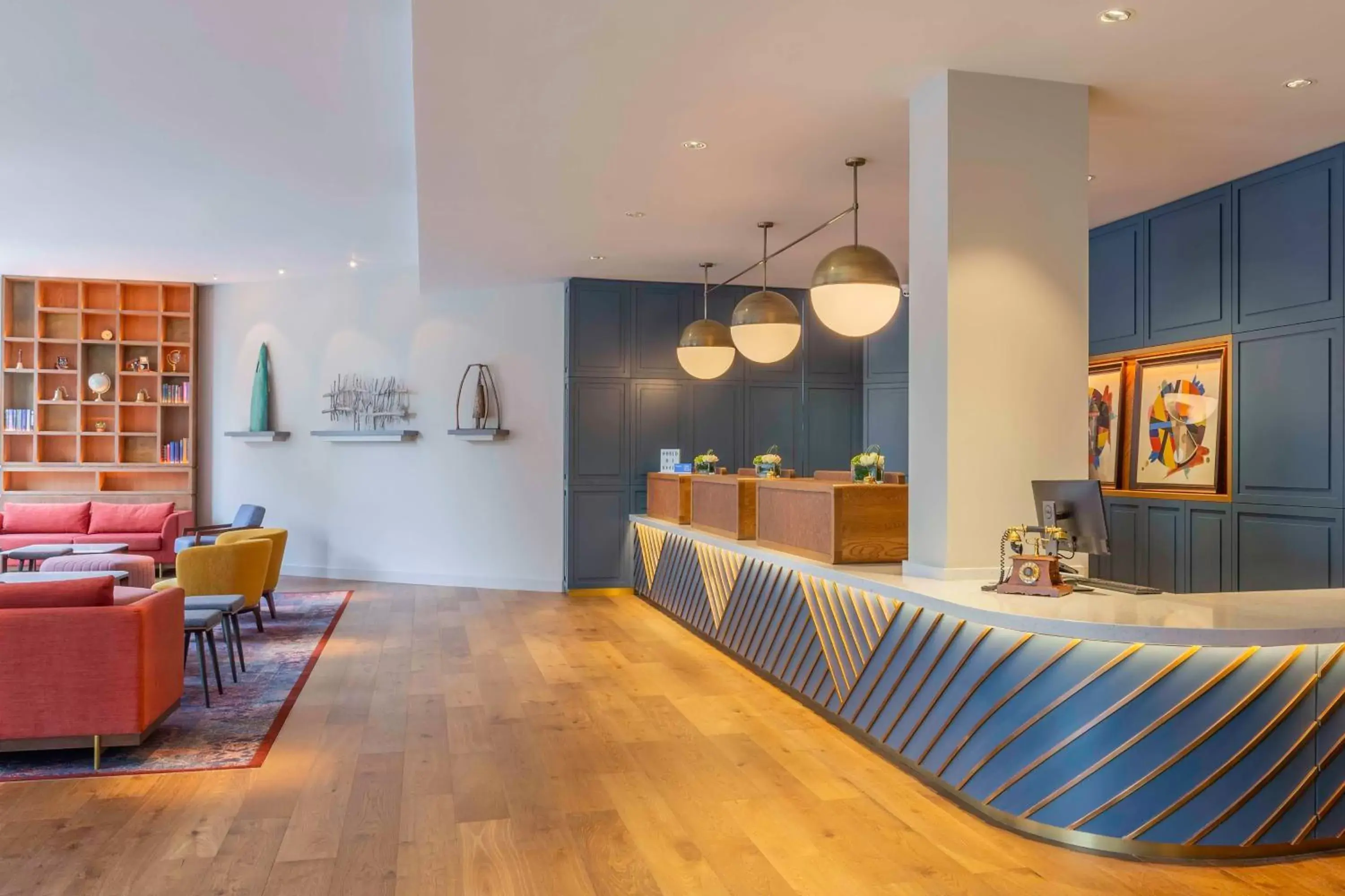Lobby or reception in Hyatt Centric The Liberties Dublin Lobby or reception in Hyatt Centric The Liberties Dublin