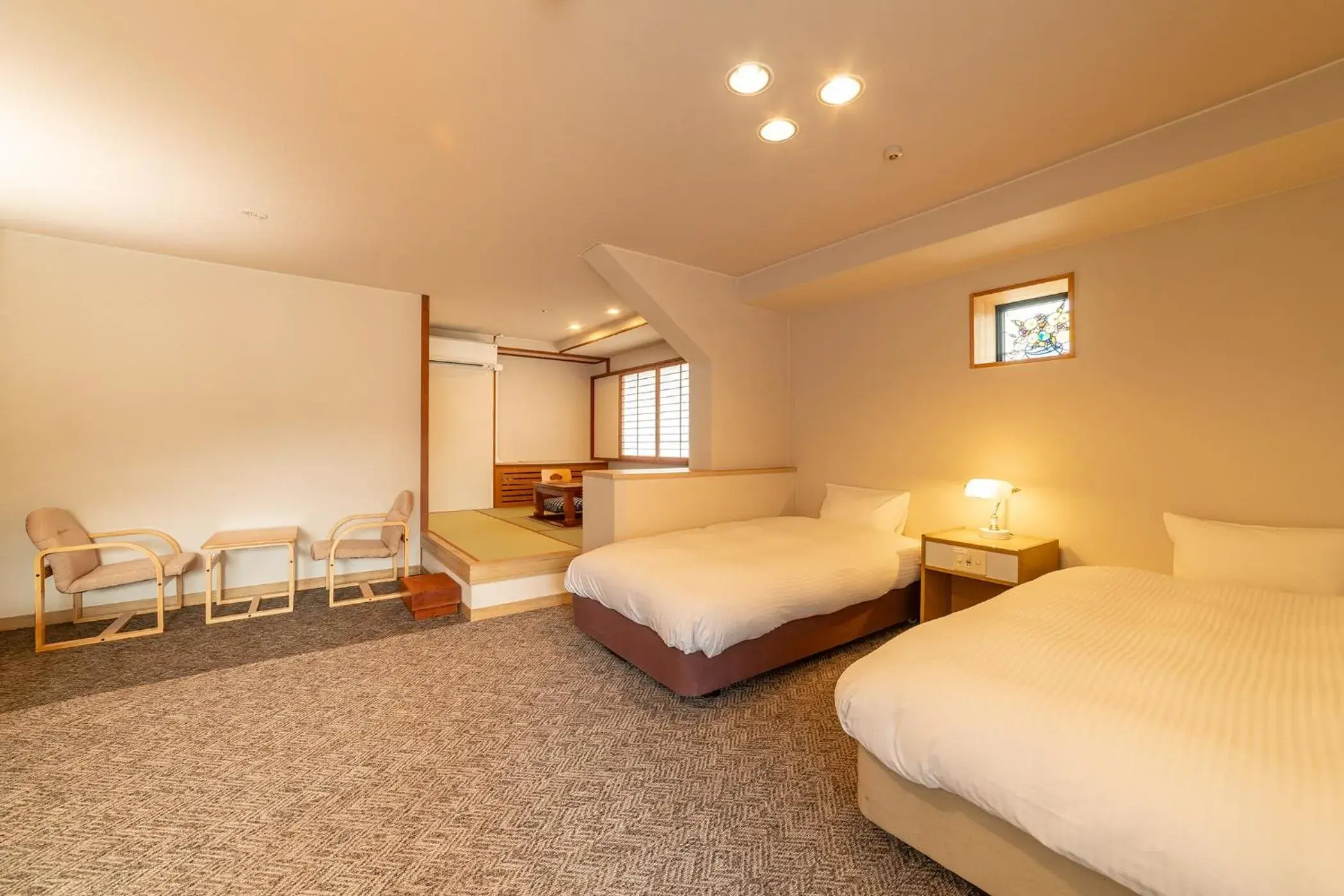 Photo of the whole room, Bed in Ooedo Onsen Monogatari Kinosaki