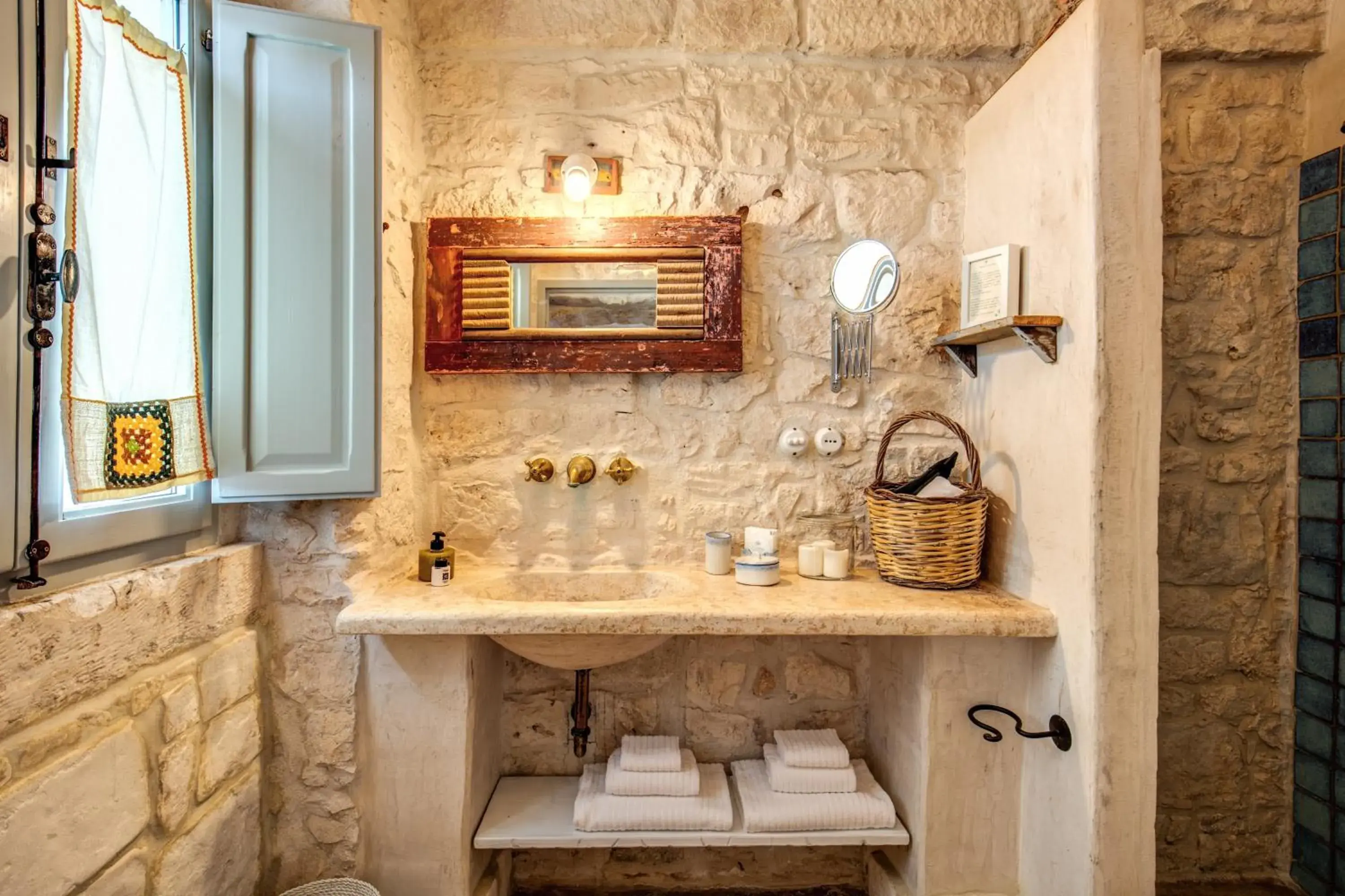 Bathroom in Masseria Cervarolo