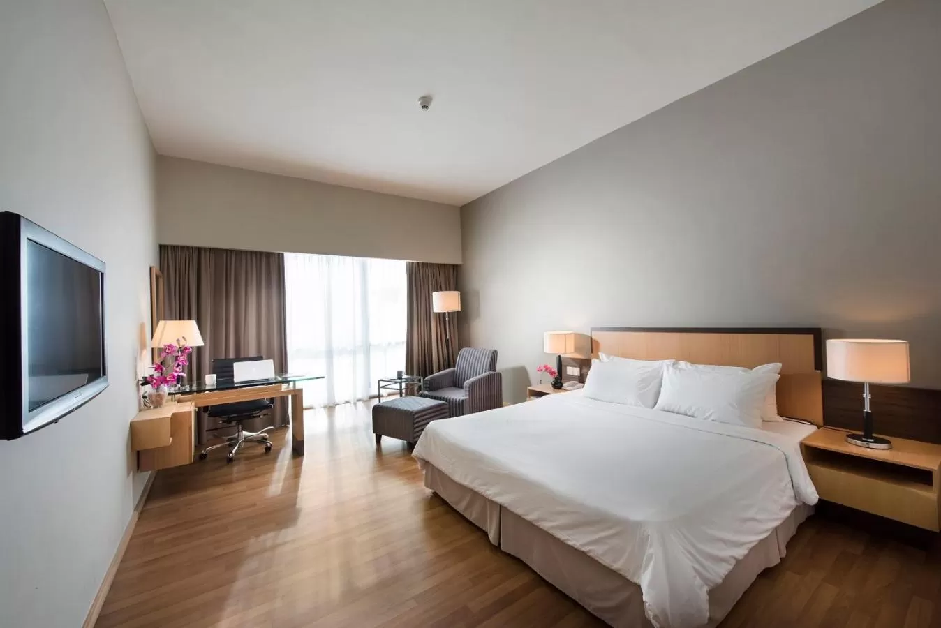 Bedroom, Bed in Kingwood Hotel Sibu