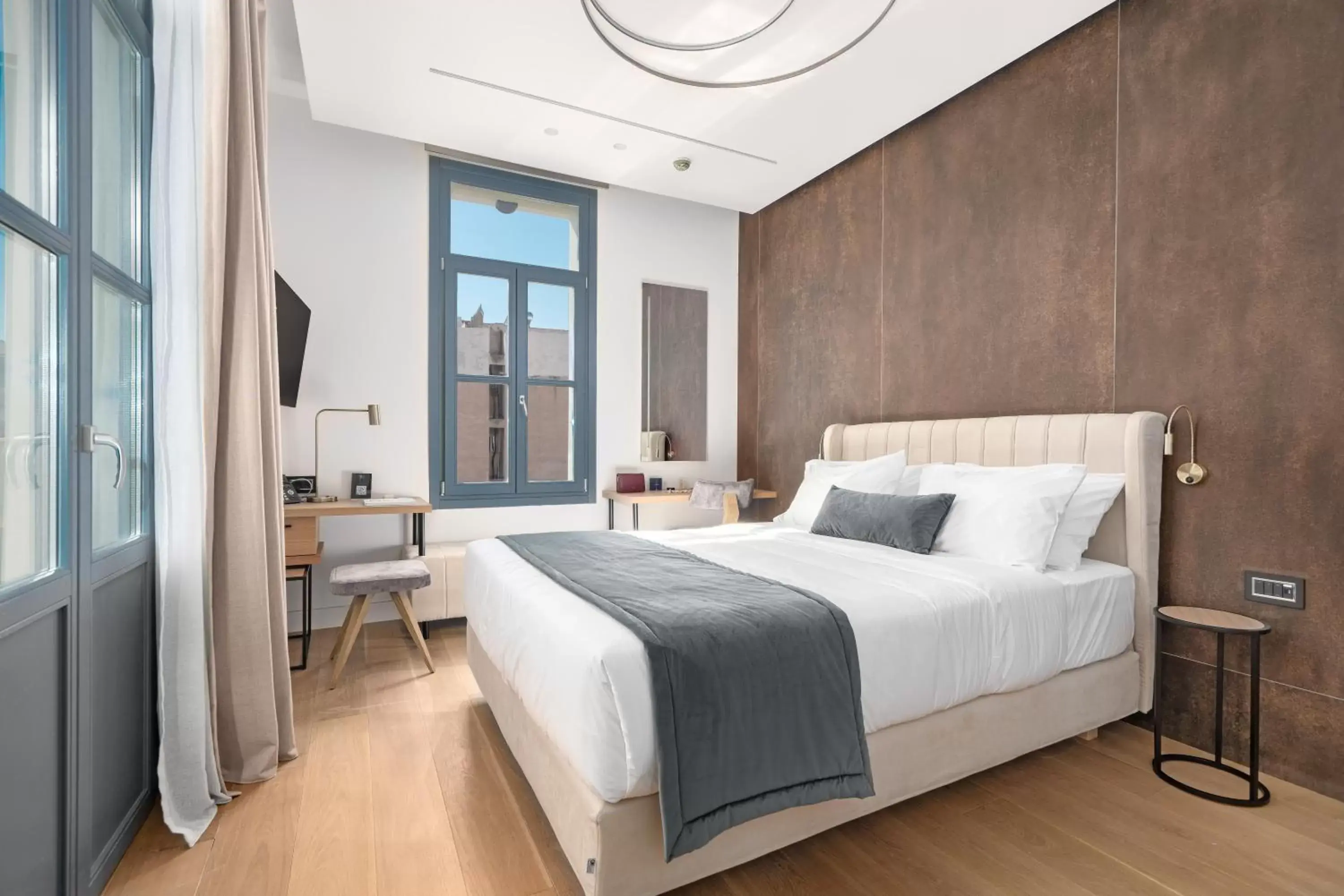 Bedroom, Bed in Hellenic Vibes Smart Hotel