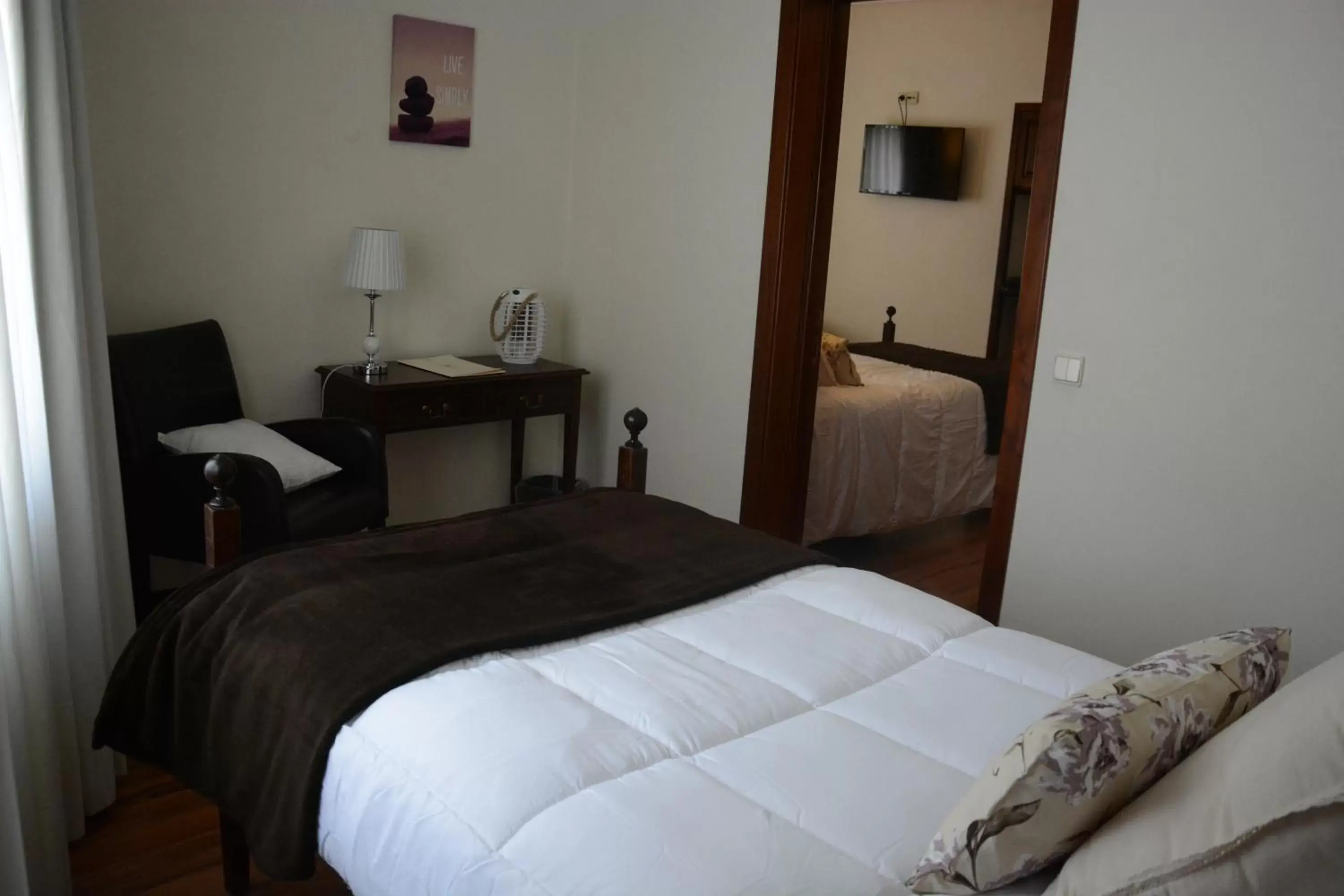 Bed in Hotel Sao Jose