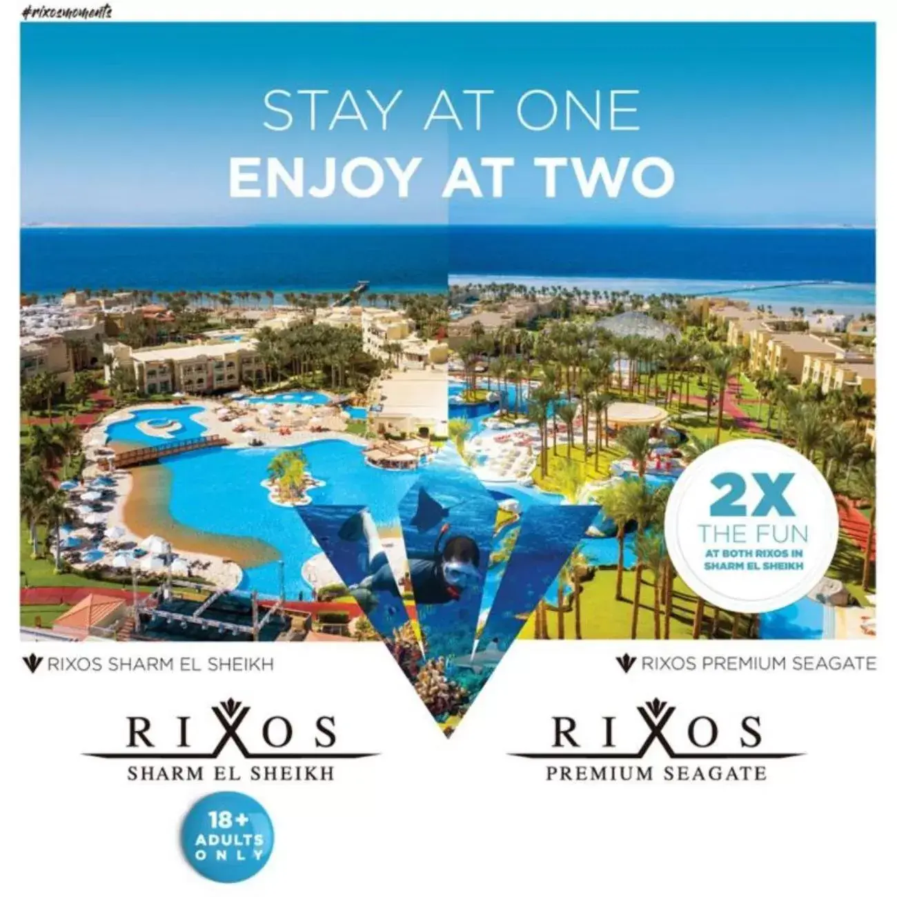 Facility for disabled guests, Bird's-eye View in Rixos Sharm El Sheikh - Ultra All Inclusive Adults Only 18 Plus