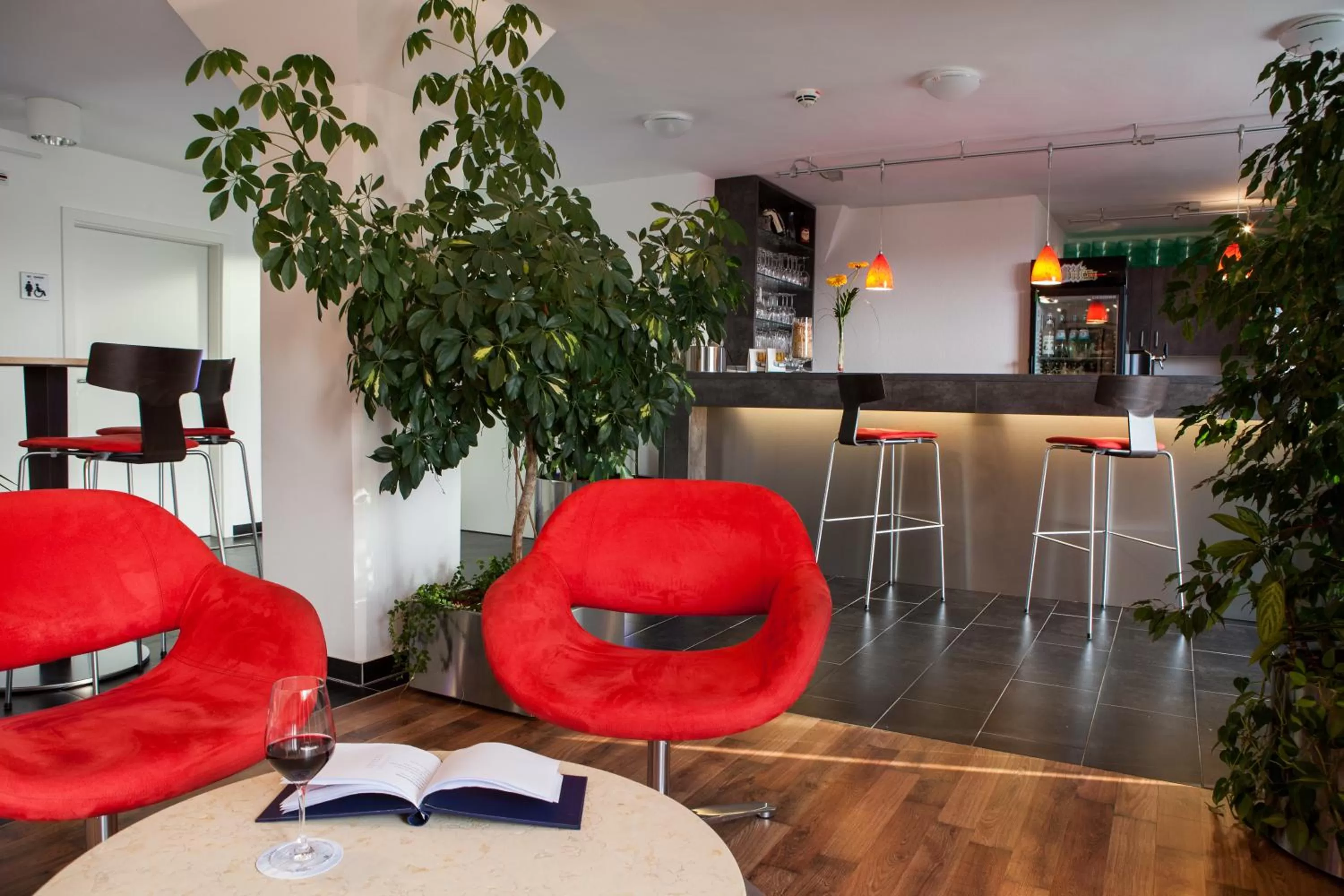 Lounge or bar in Hotel im Kornspeicher