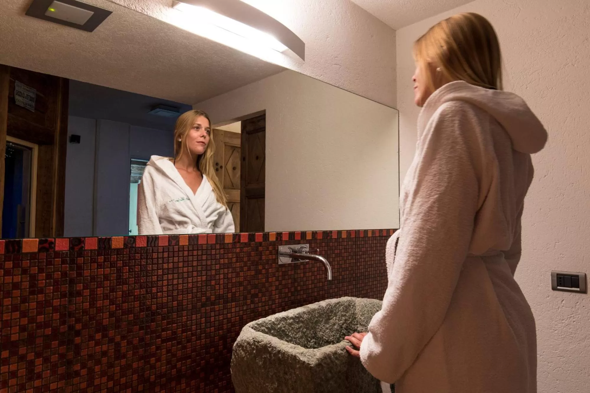 Spa and wellness centre/facilities in Hotel Walser Courmayeur