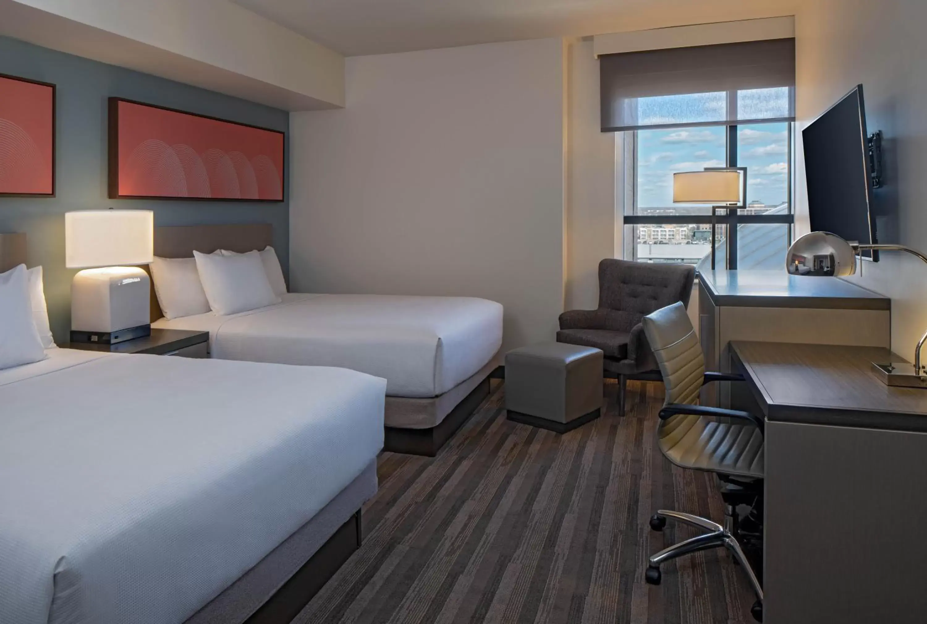 Den Room with Two Queen Beds in Hyatt House Indianapolis Downtown
