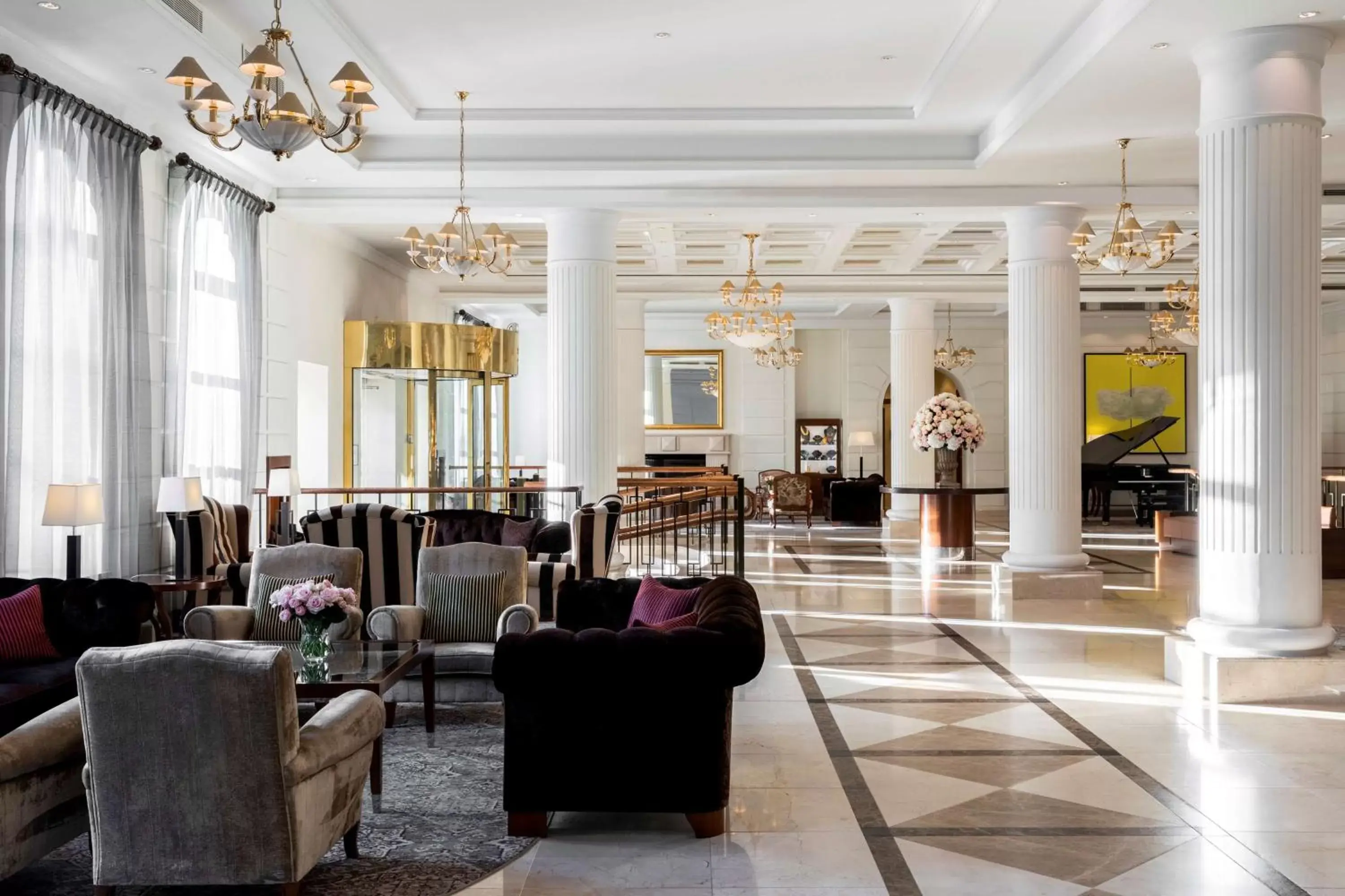 Lobby or reception, Restaurant/Places to Eat in Grand Hotel Kempinski Vilnius