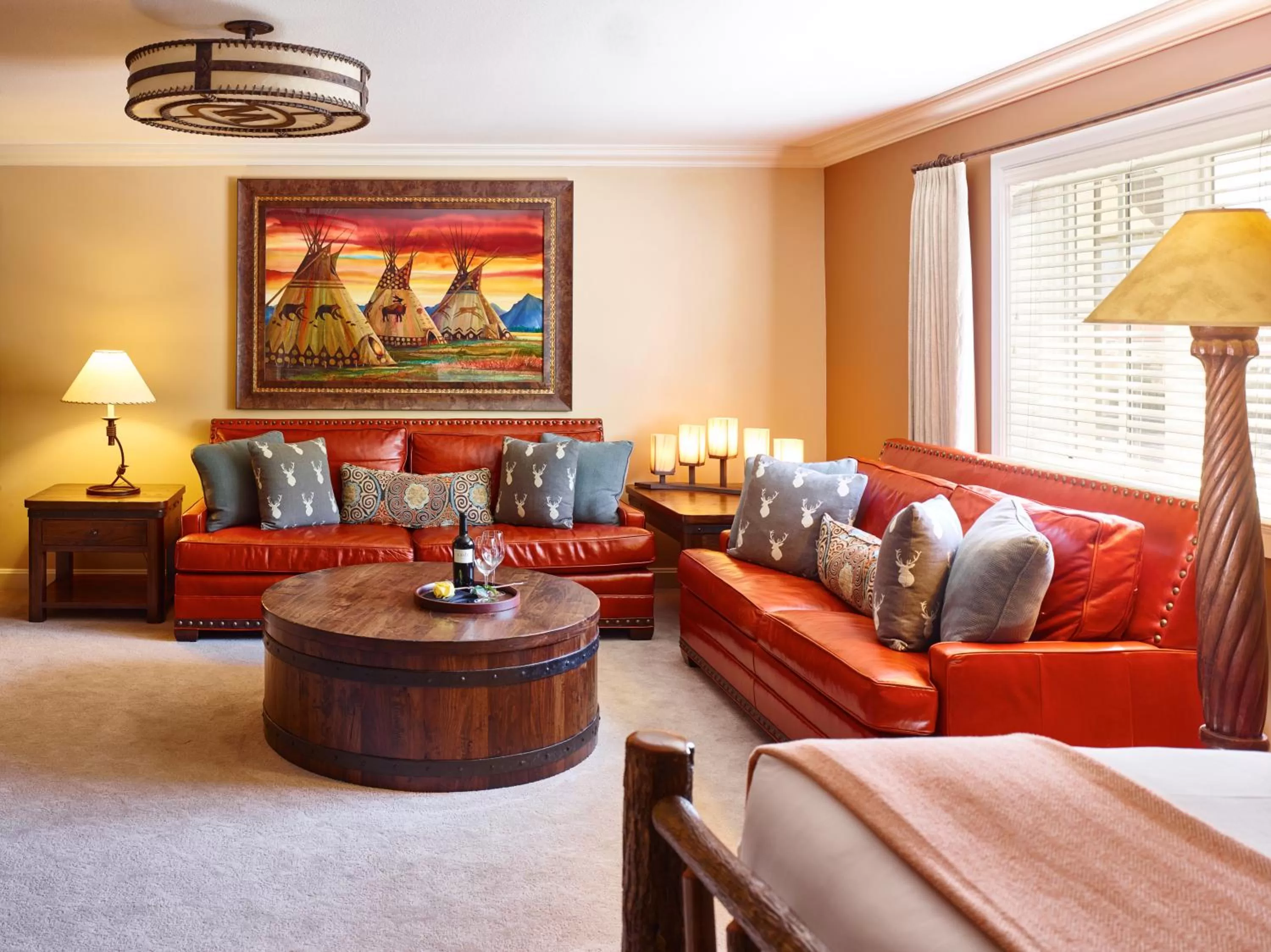 Living room in The Wort Hotel