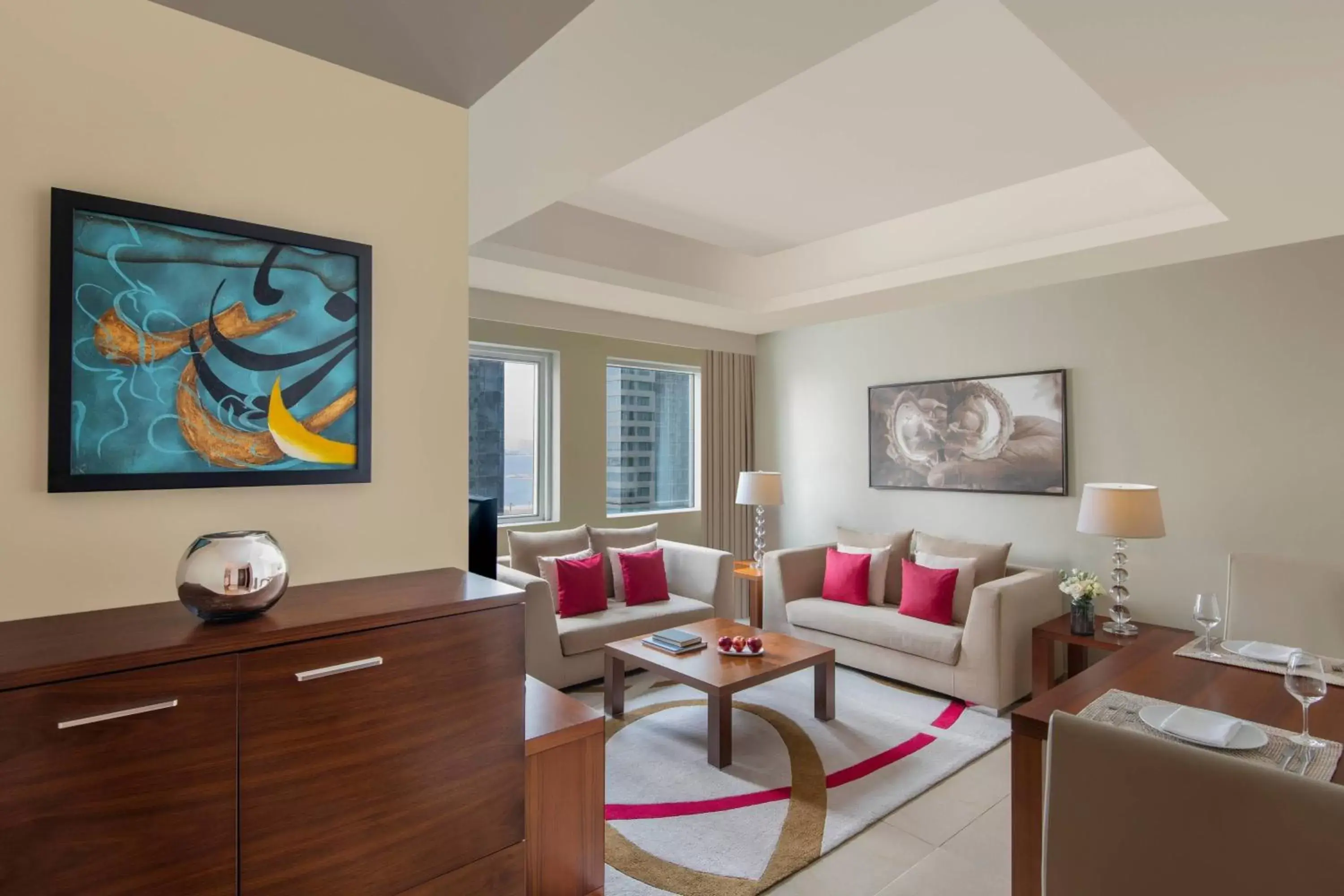 Bedroom, Seating Area in Marriott Executive Apartments City Center Doha