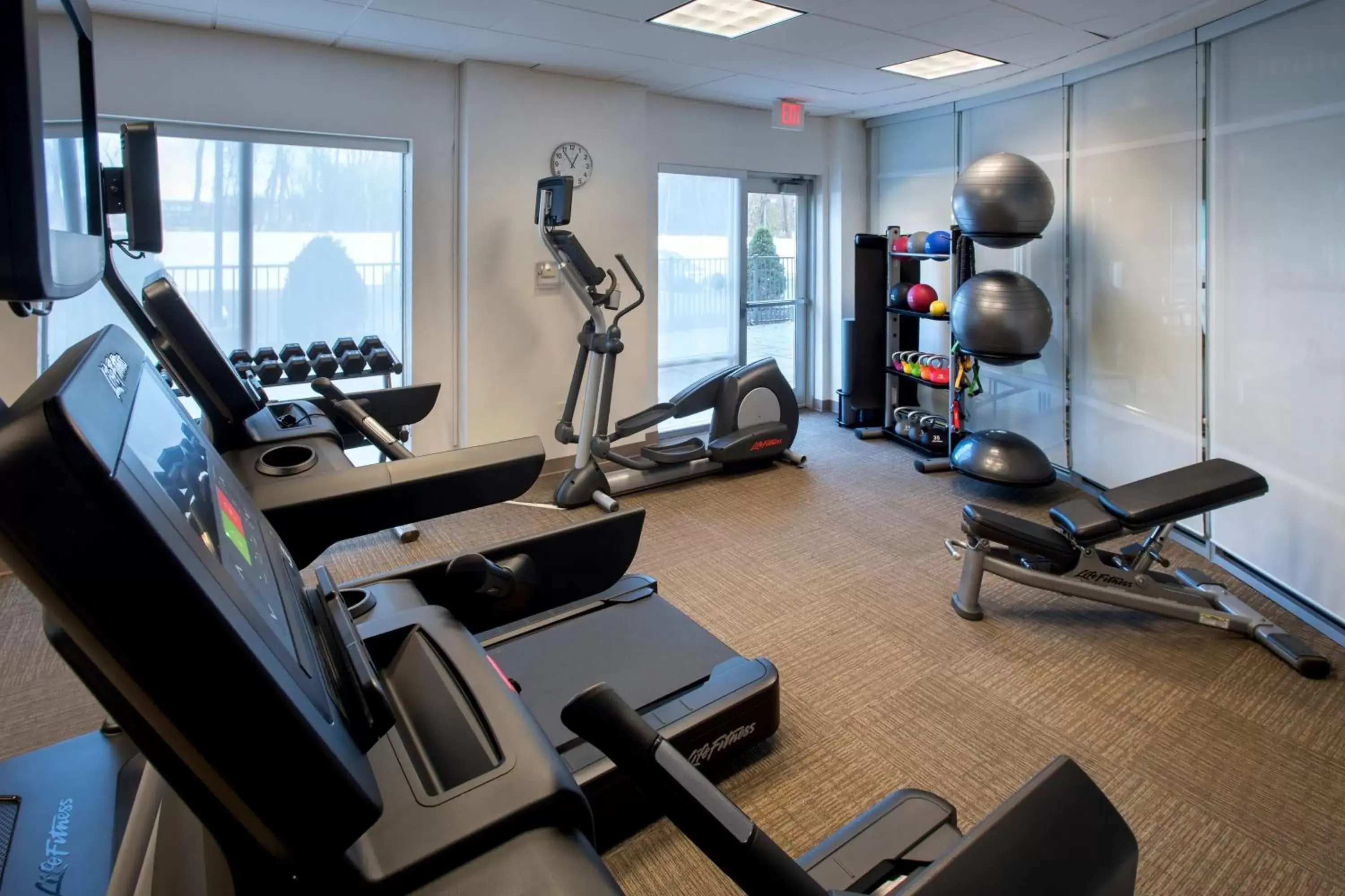 Fitness centre/facilities, Fitness Center/Facilities in SpringHill Suites by Marriott Albany Latham-Colonie