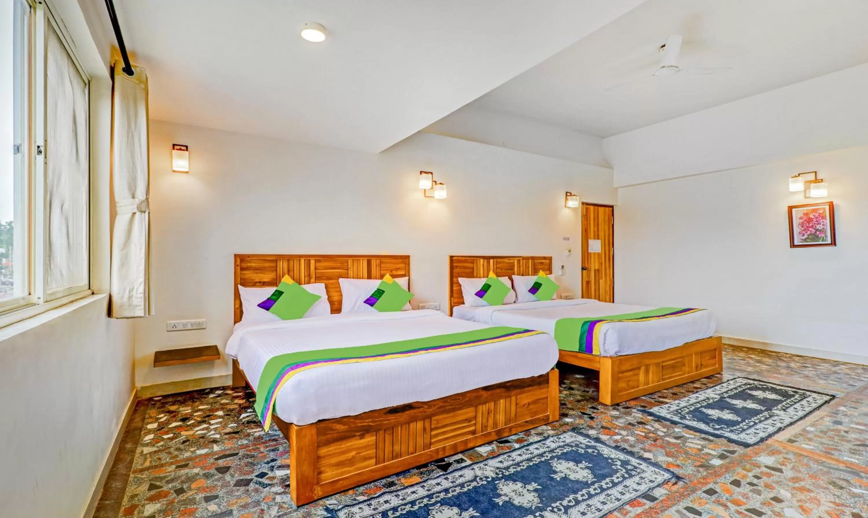 Bed in Treebo Benaka Residency