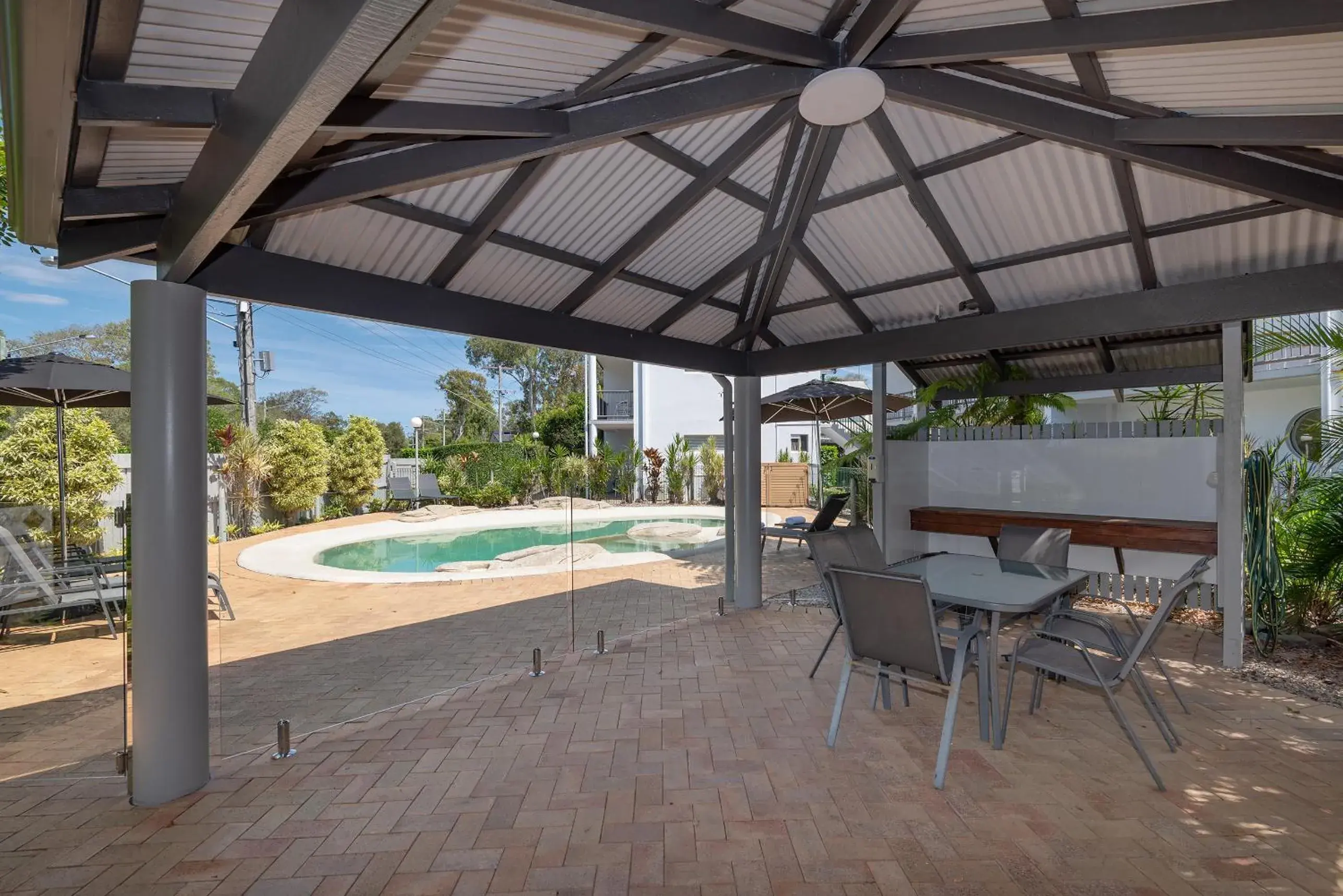 Swimming Pool in Anchor Motel Noosa