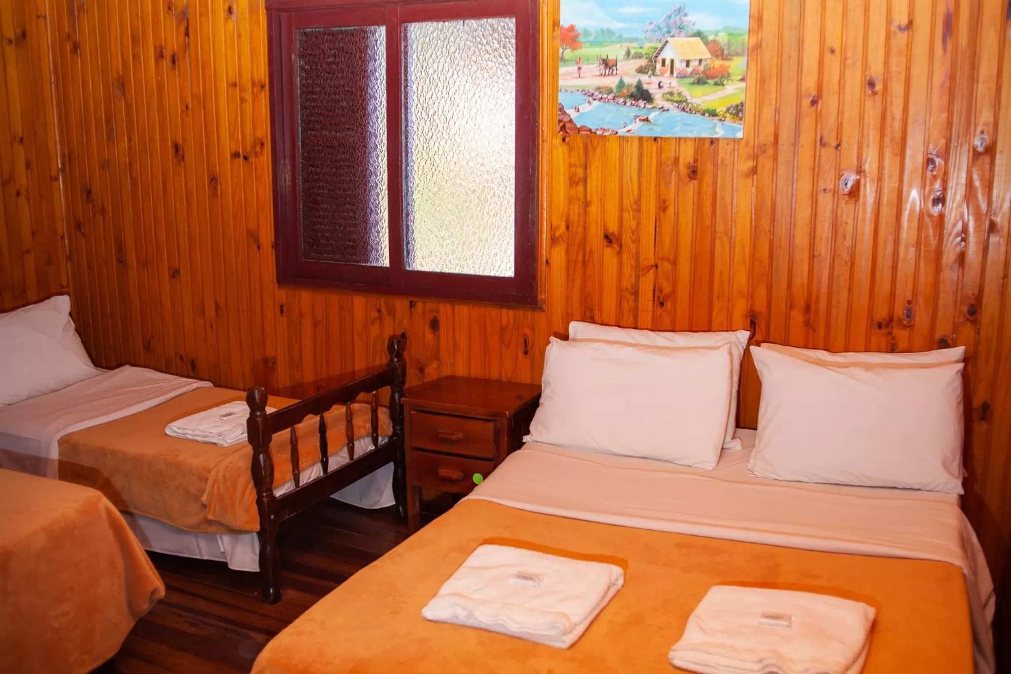 Bed in Pousada Barth