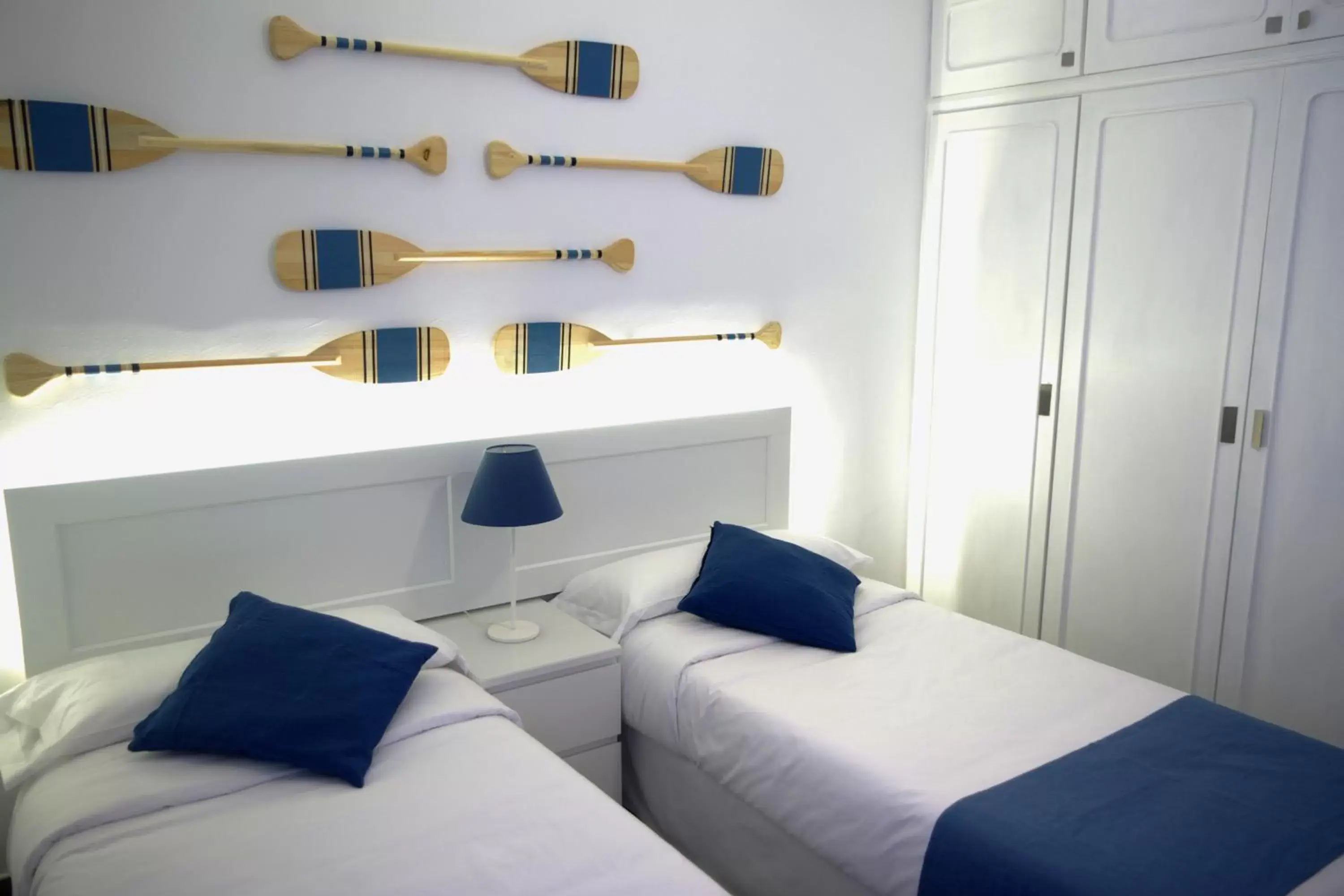 Twin Room with Private External Bathroom in MAGMA Rooms Playa Honda Twin Room with Private External Bathroom in MAGMA Rooms Playa Honda