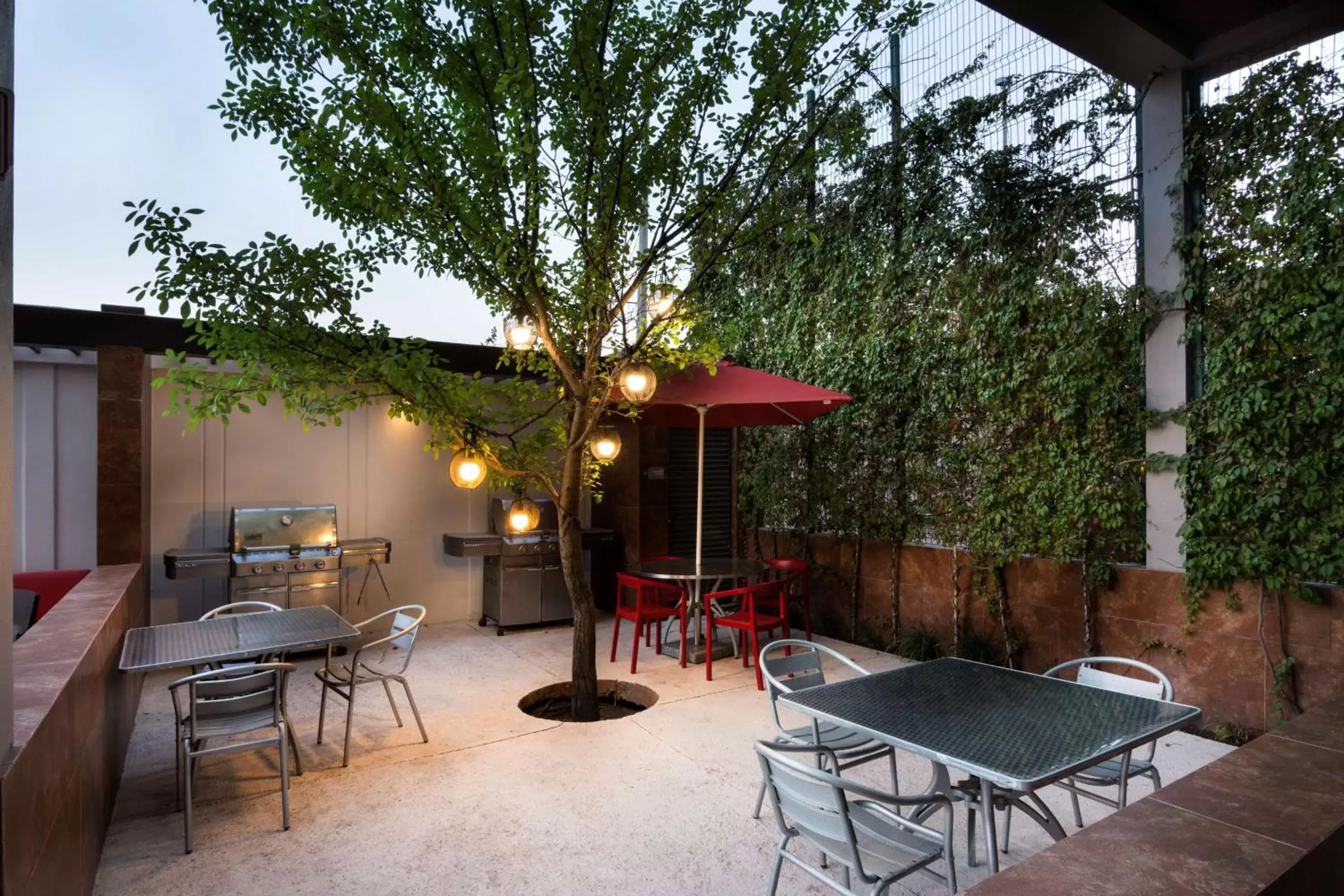 Patio in Homewood Suites by Hilton Queretaro