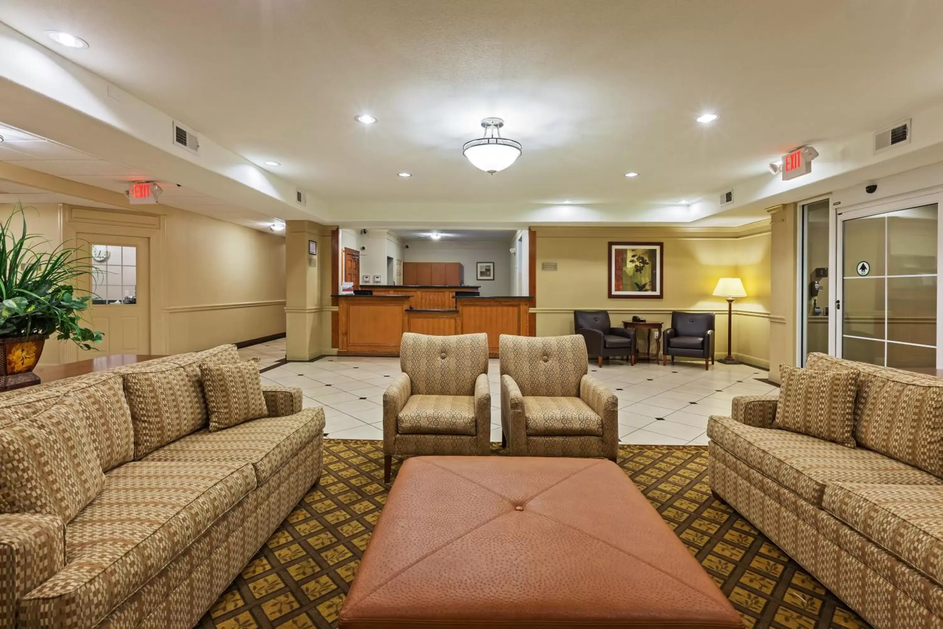 Property building, Seating Area in Candlewood Suites - Texas City, an IHG Hotel