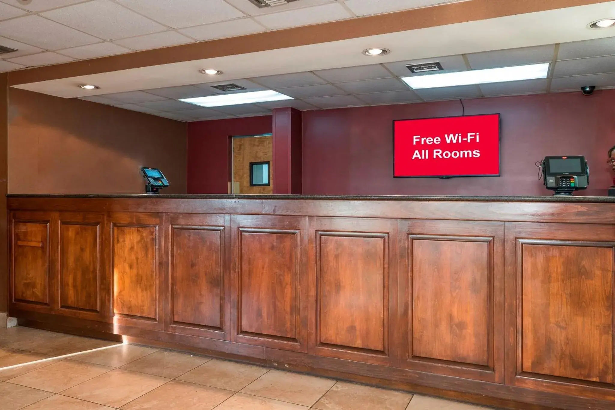 Lobby or reception, Lobby/Reception in Red Roof Inn Augusta – Washington Road