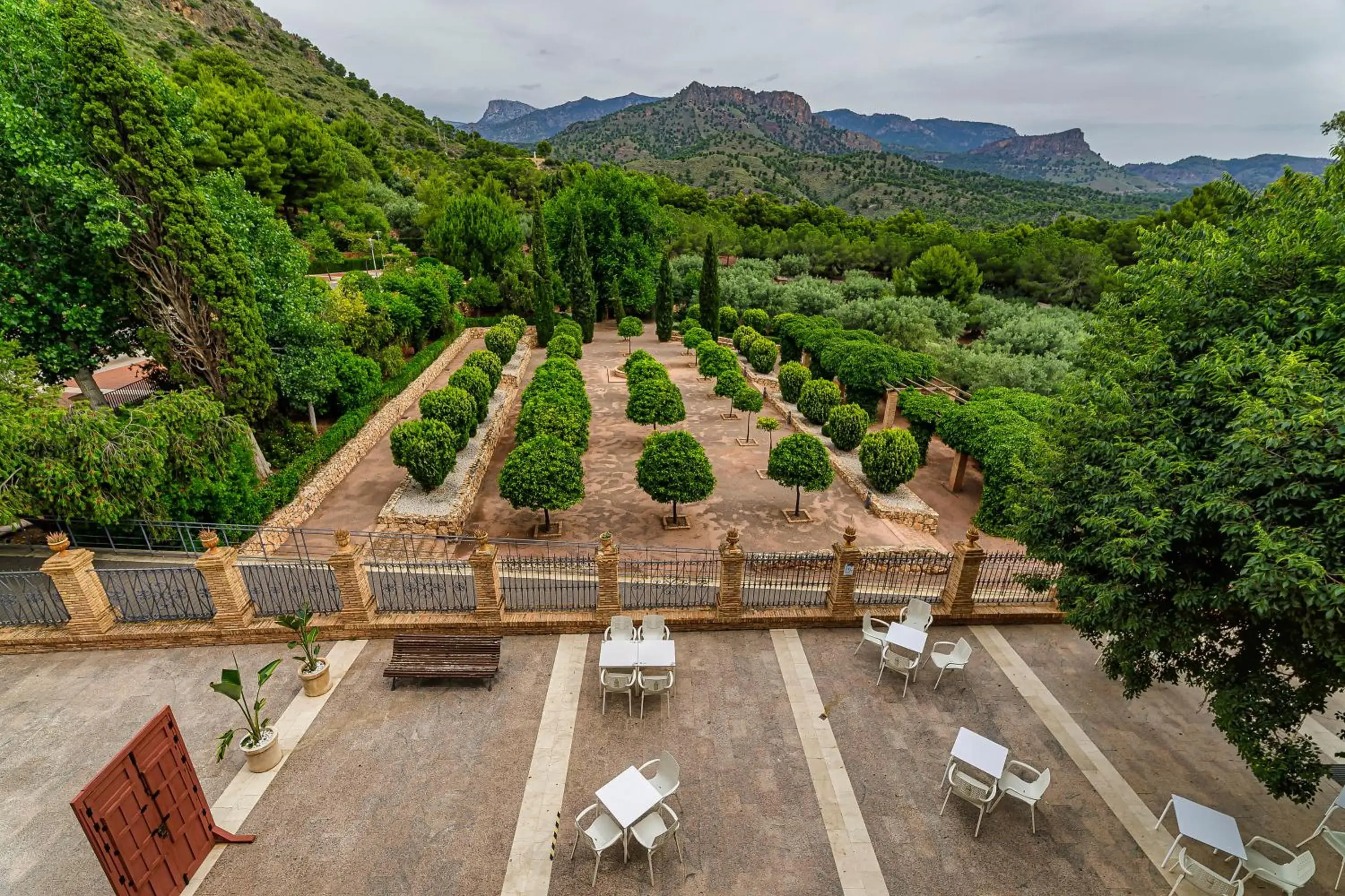 Garden view, Bird's-eye View in Jardines de La Santa