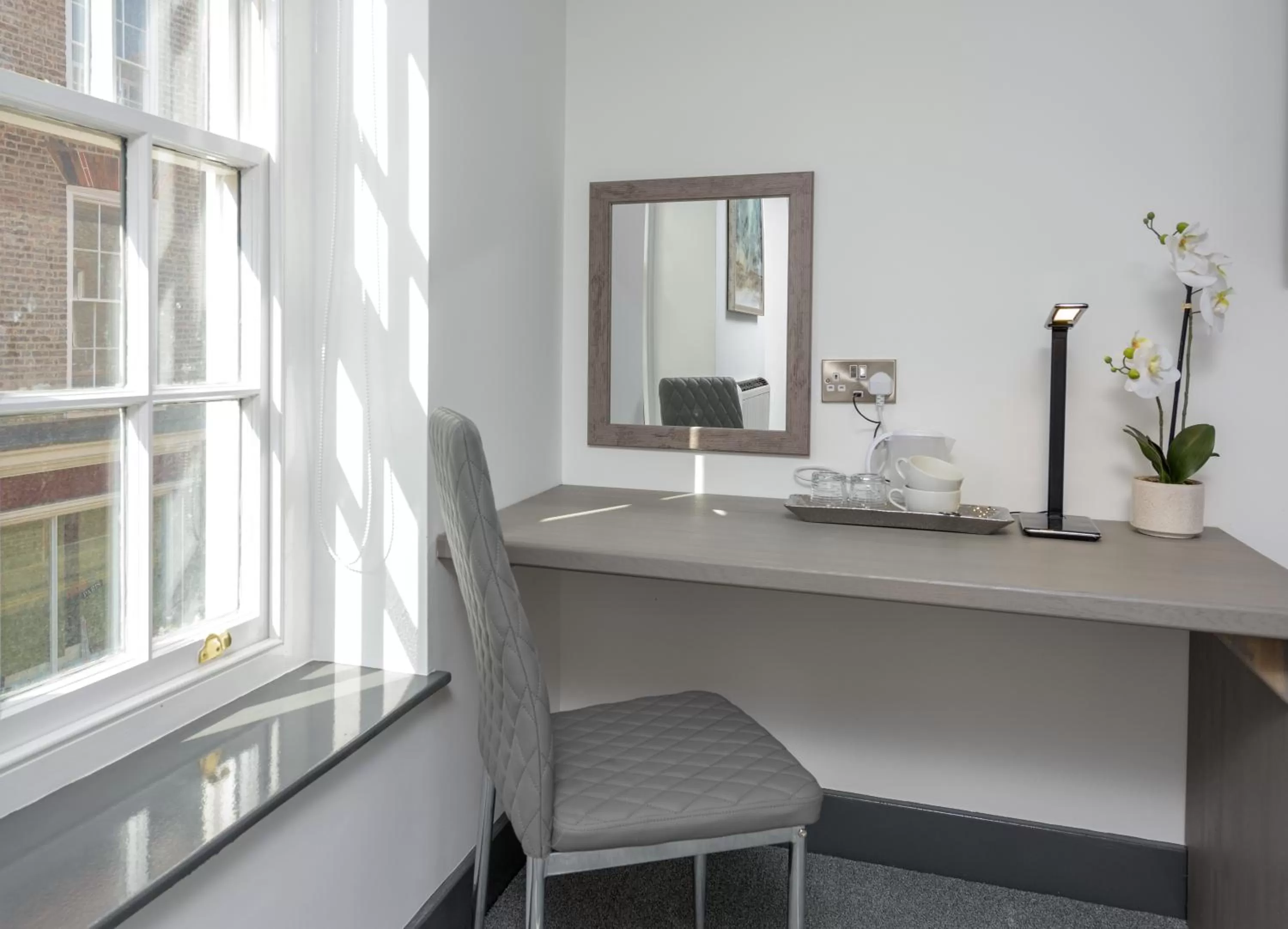 Bedroom in The Stanley Hotel
