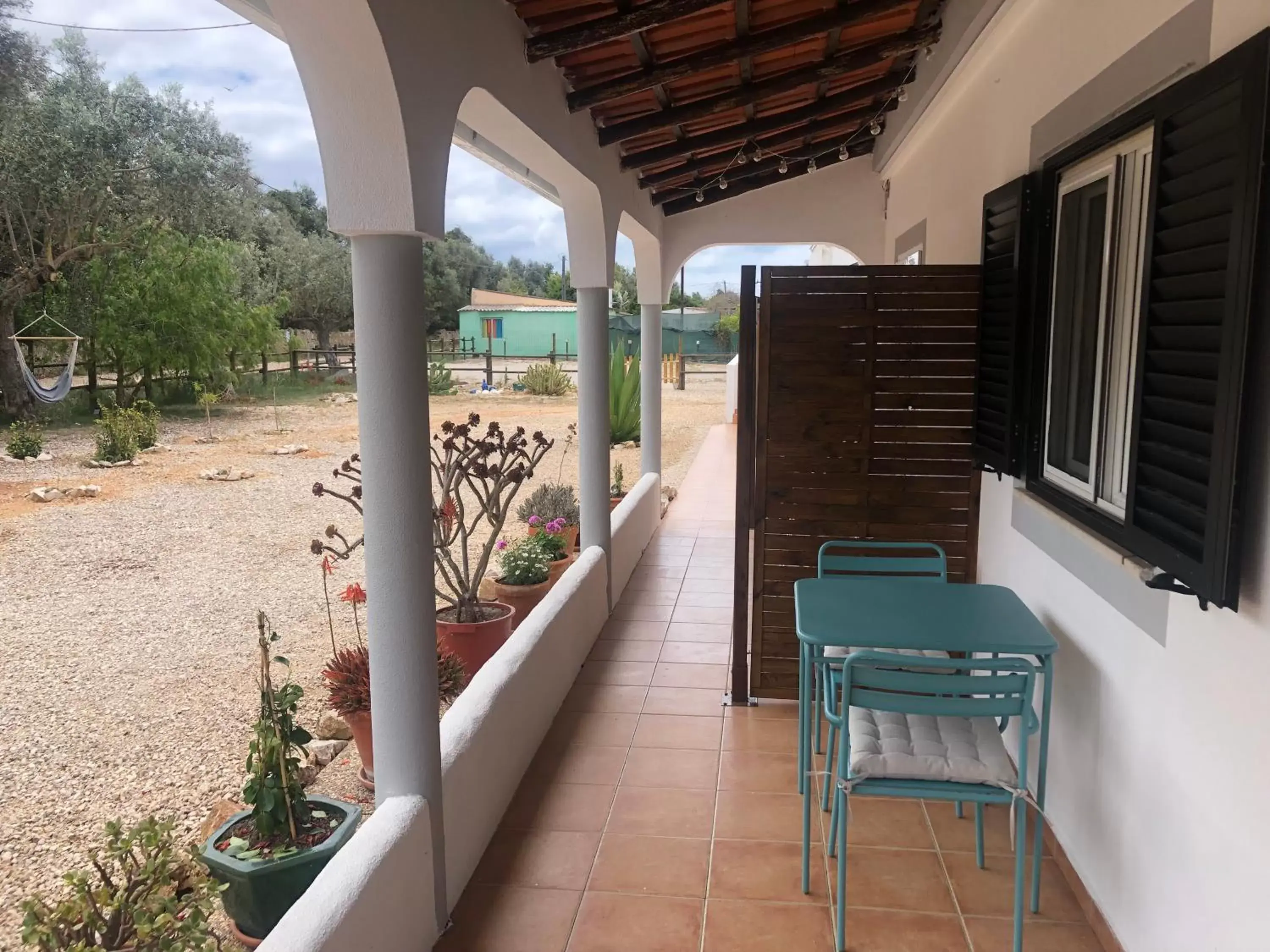 Seating area, Balcony/Terrace in Casa Jardim Oasis